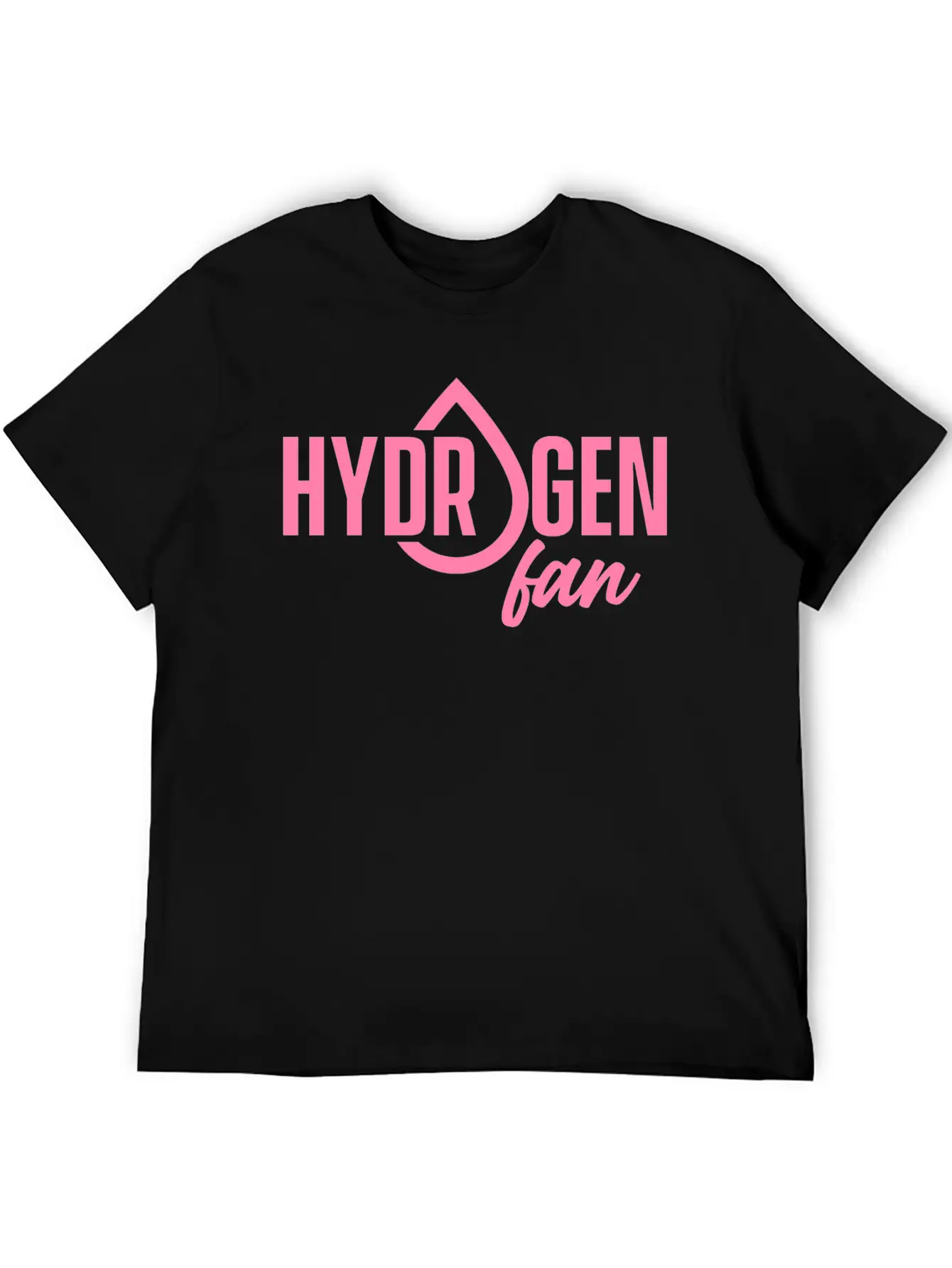 Hydrogen Fan Symbol H Clean Sayings Fuel Unisex Short Sleeve Soft Cotton T-Shirt – Casual Everyday Wear