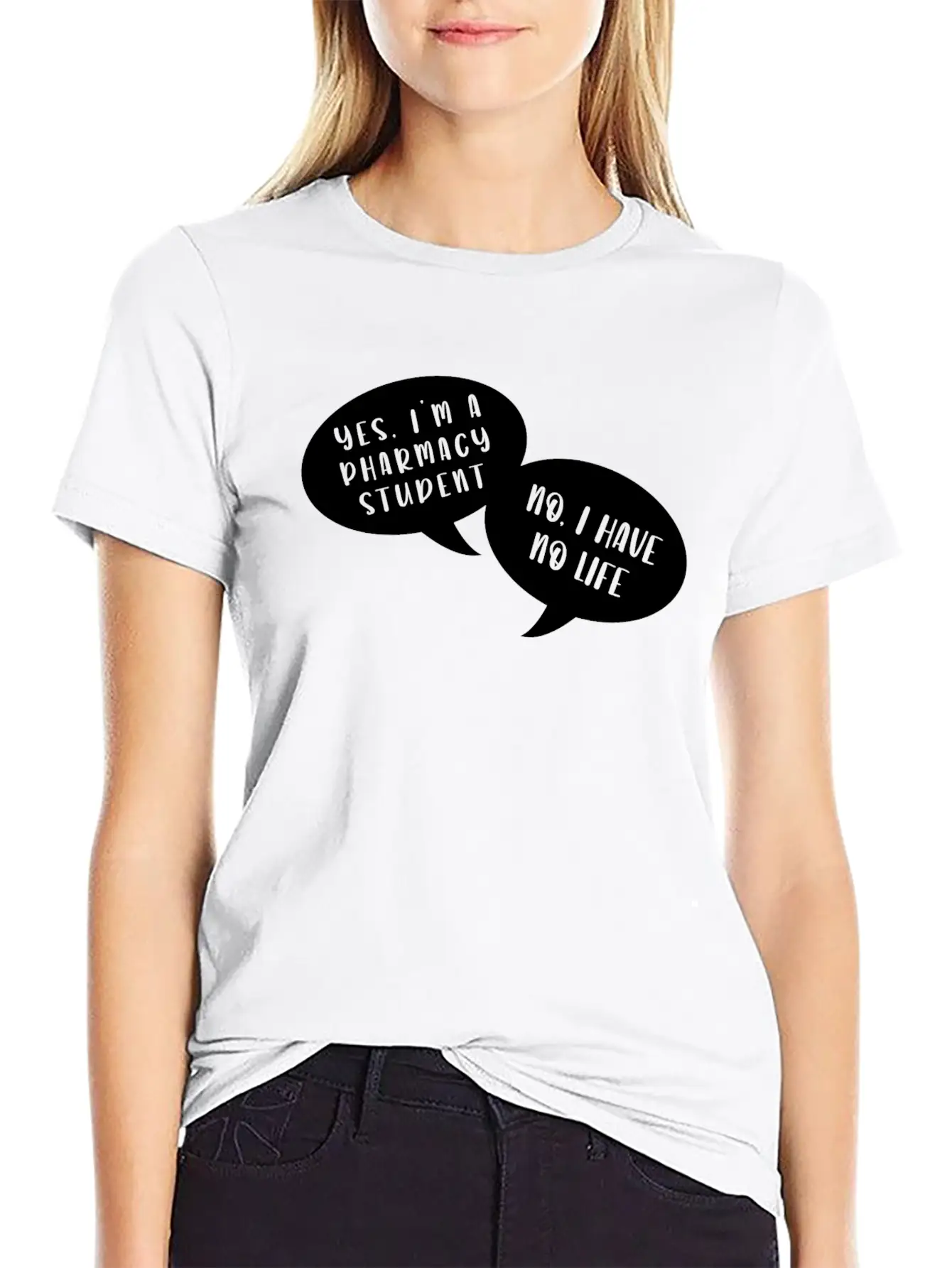 I Am A Pharmacy Student I Have No Life Unisex Short Sleeve Soft Cotton T-Shirt – Casual Everyday Wear