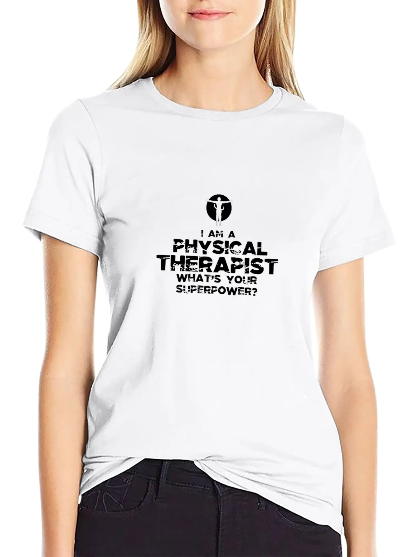 I Am A Physical Therapist What's Your Superpower? Stylish Everyday T-Shirt – Unisex Basic Cotton Tee
