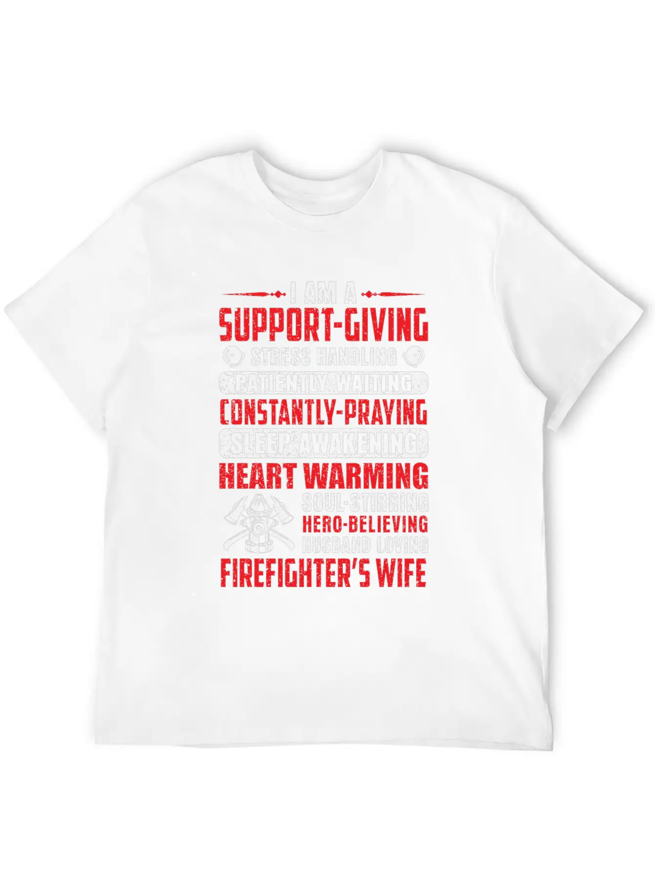 I Am A Support Giving Stress Handling Patiantly Timeless Short Sleeve Tee – Comfy And Minimalist Design