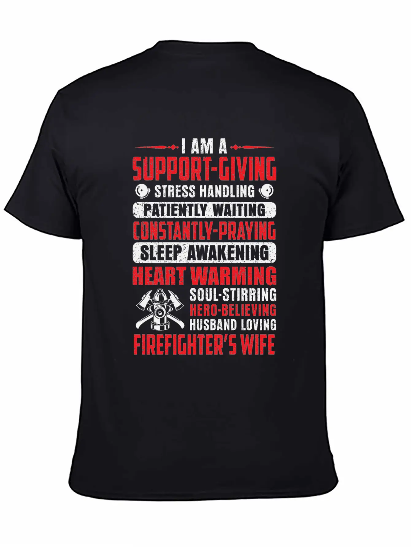 I Am A Support Giving Stress Handling Patiantly Timeless Short Sleeve Tee – Comfy And Minimalist Design