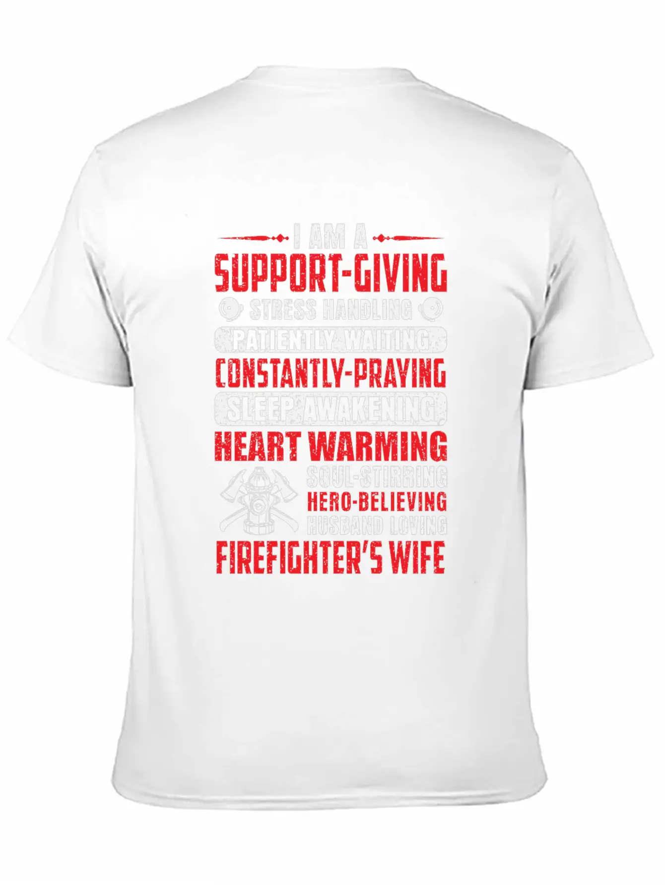 I Am A Support Giving Stress Handling Patiantly Timeless Short Sleeve Tee – Comfy And Minimalist Design
