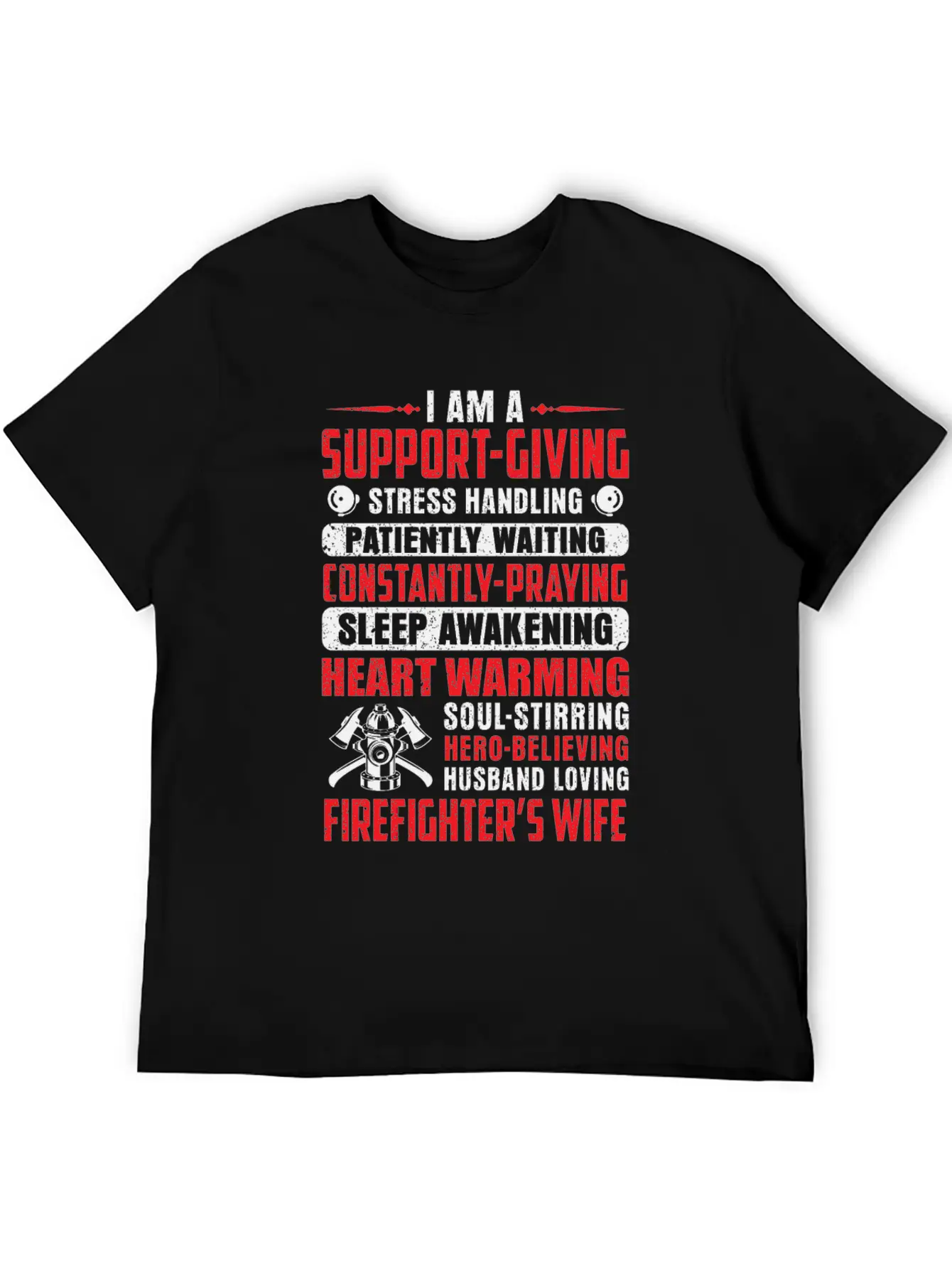 I Am A Support Giving Stress Handling Patiantly Timeless Short Sleeve Tee – Comfy And Minimalist Design