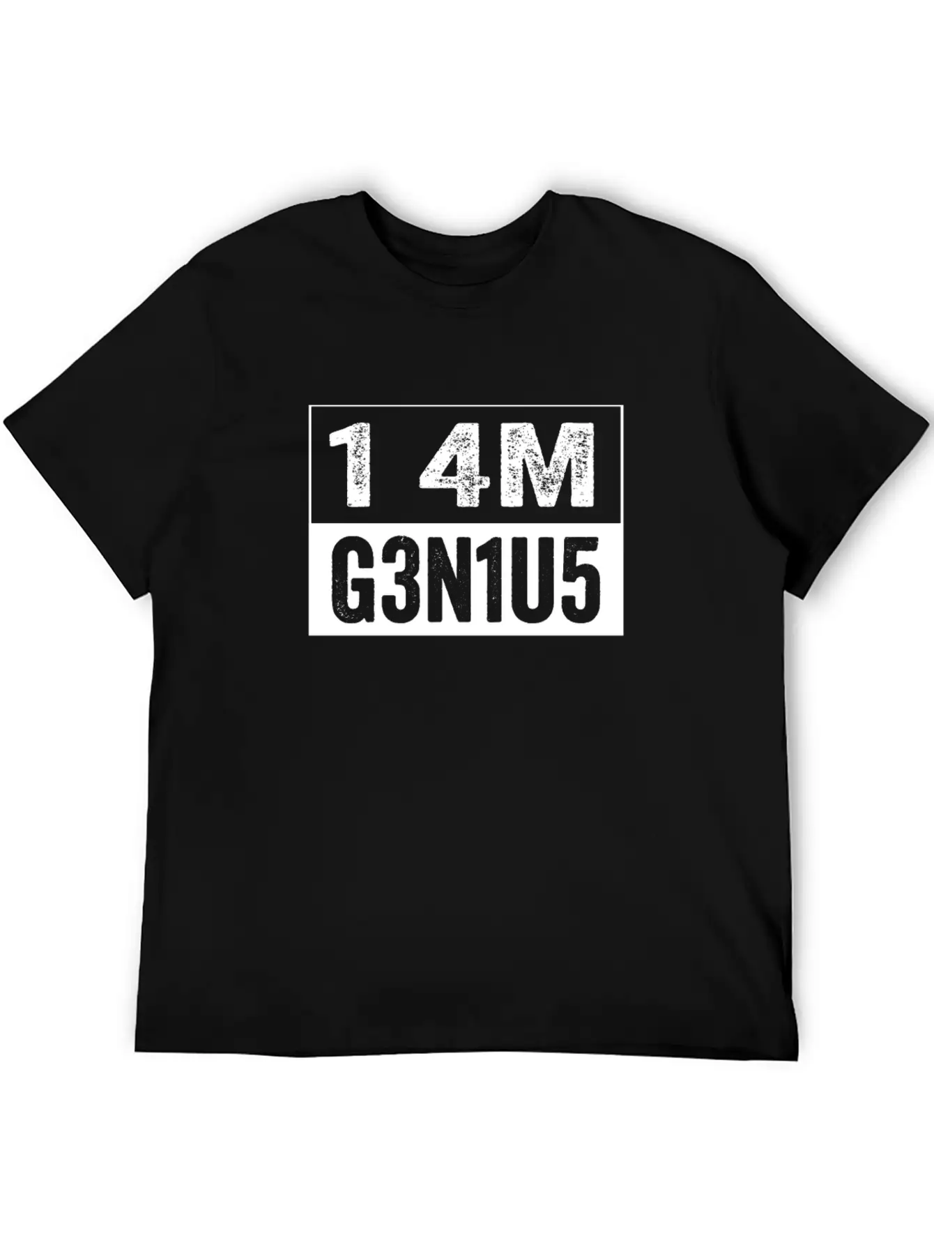 I Am Genius - 1 4M G3n1u5 Smart Clever Intelligent Timeless Short Sleeve Tee – Comfy And Minimalist Design