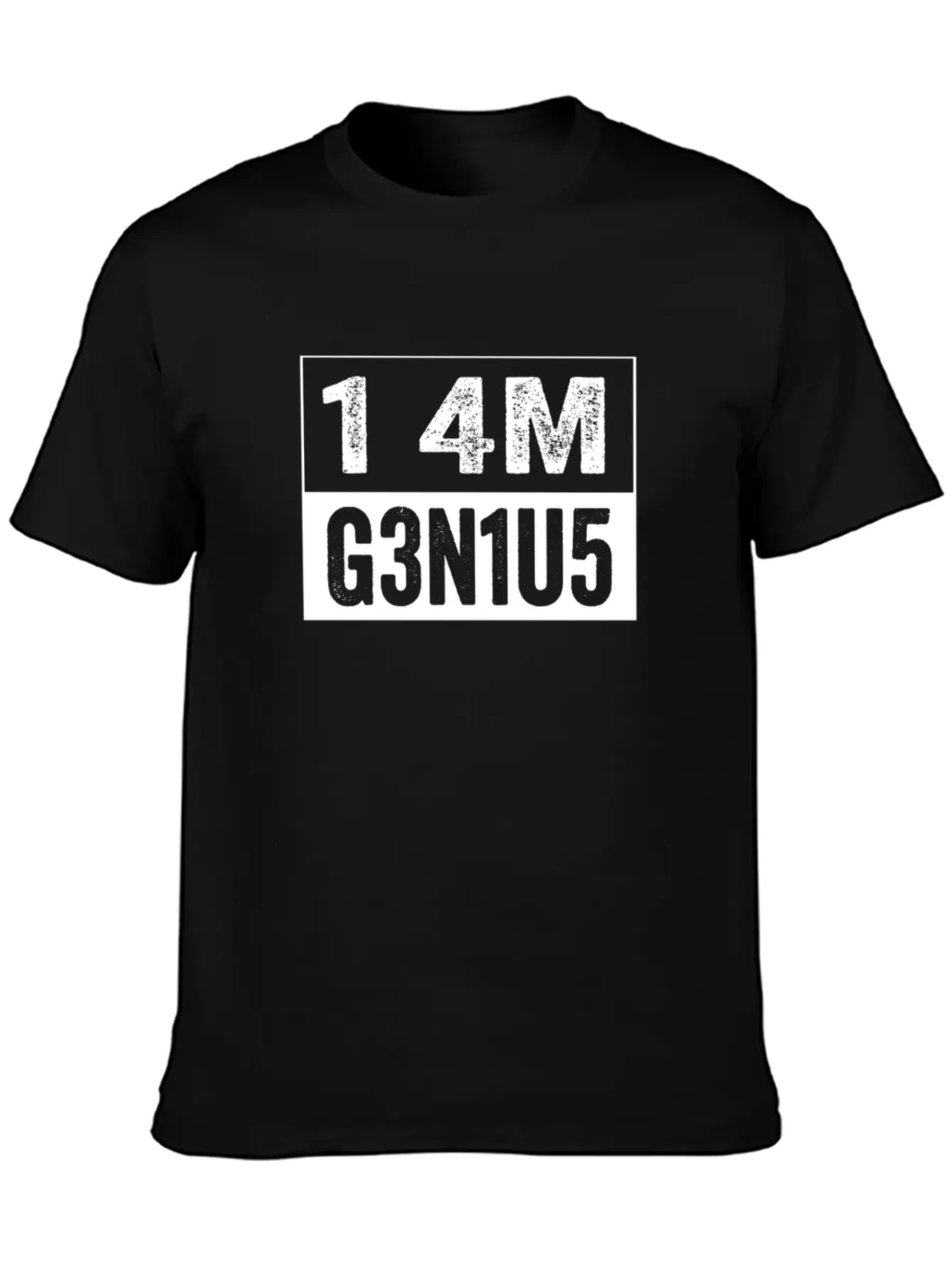 I Am Genius - 1 4M G3n1u5 Smart Clever Intelligent Timeless Short Sleeve Tee – Comfy And Minimalist Design