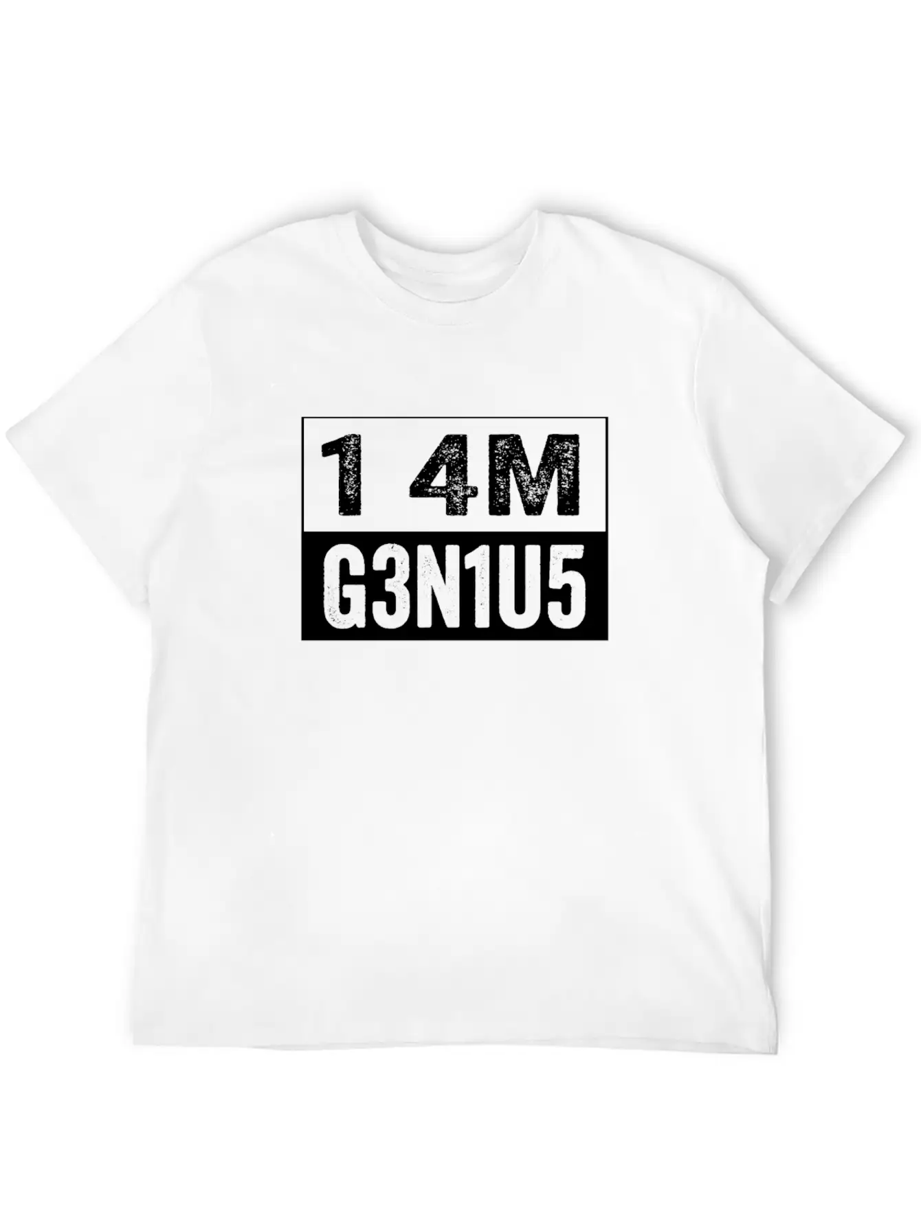 I Am Genius - 1 4M G3n1u5 Smart Clever Intelligent Timeless Short Sleeve Tee – Comfy And Minimalist Design
