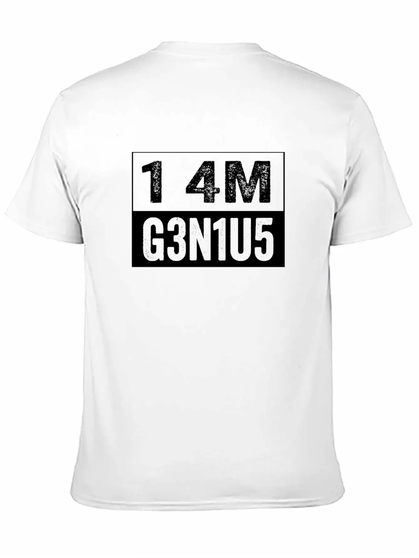 I Am Genius - 1 4M G3n1u5 Smart Clever Intelligent Timeless Short Sleeve Tee – Comfy And Minimalist Design