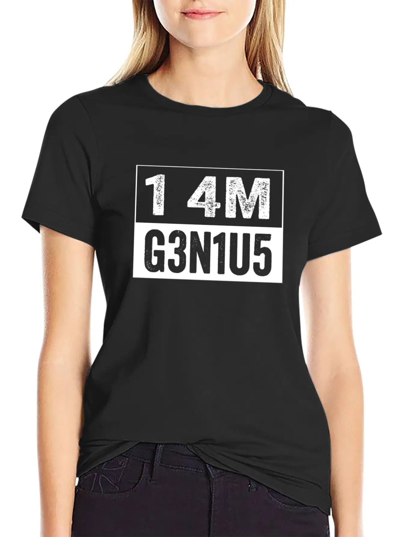 I Am Genius - 1 4M G3n1u5 Smart Clever Intelligent Timeless Short Sleeve Tee – Comfy And Minimalist Design