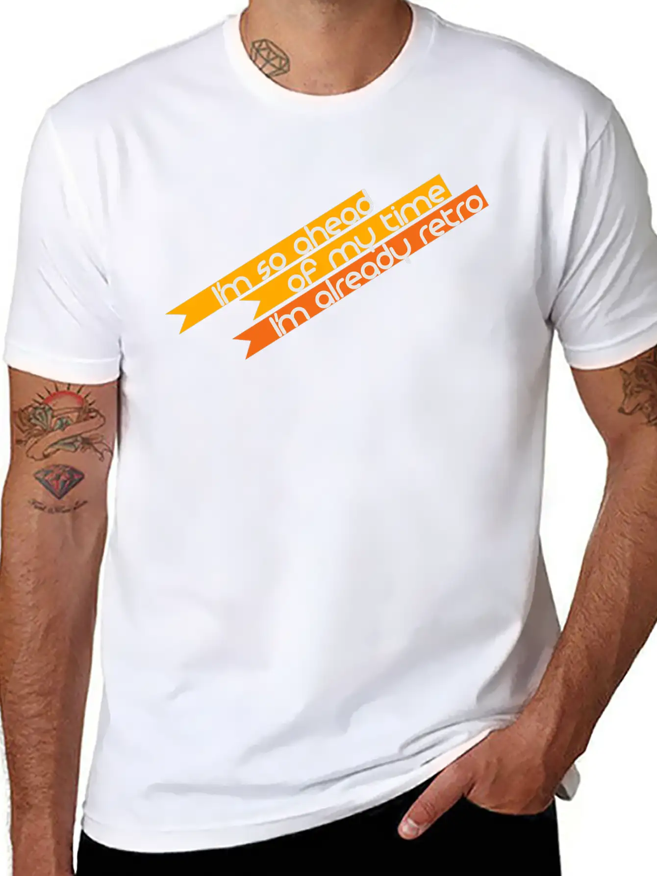 I Am So Advanced, Yet So Retro! Stylish Everyday T-Shirt – Unisex Basic Cotton Tee