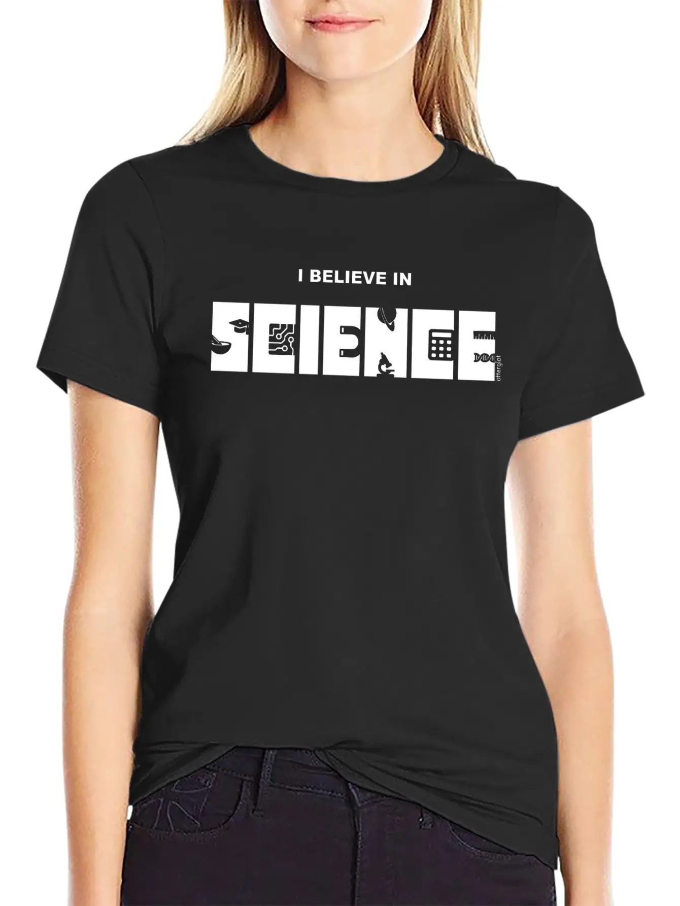 I Believe In Science - English BK Stylish Everyday T-Shirt – Unisex Basic Cotton Tee