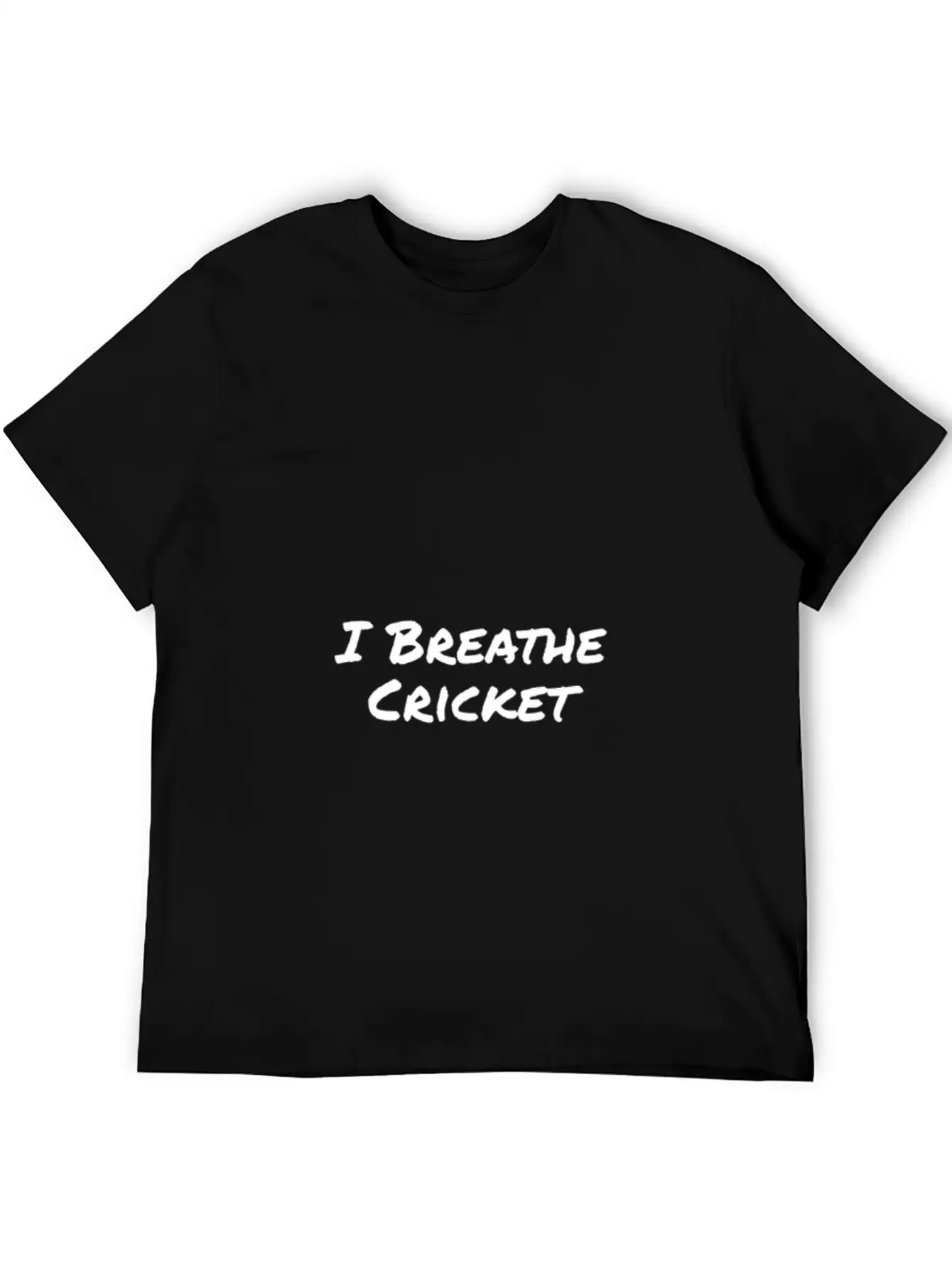 I Breathe Cricket Stylish Everyday T-Shirt – Unisex Basic Cotton Tee