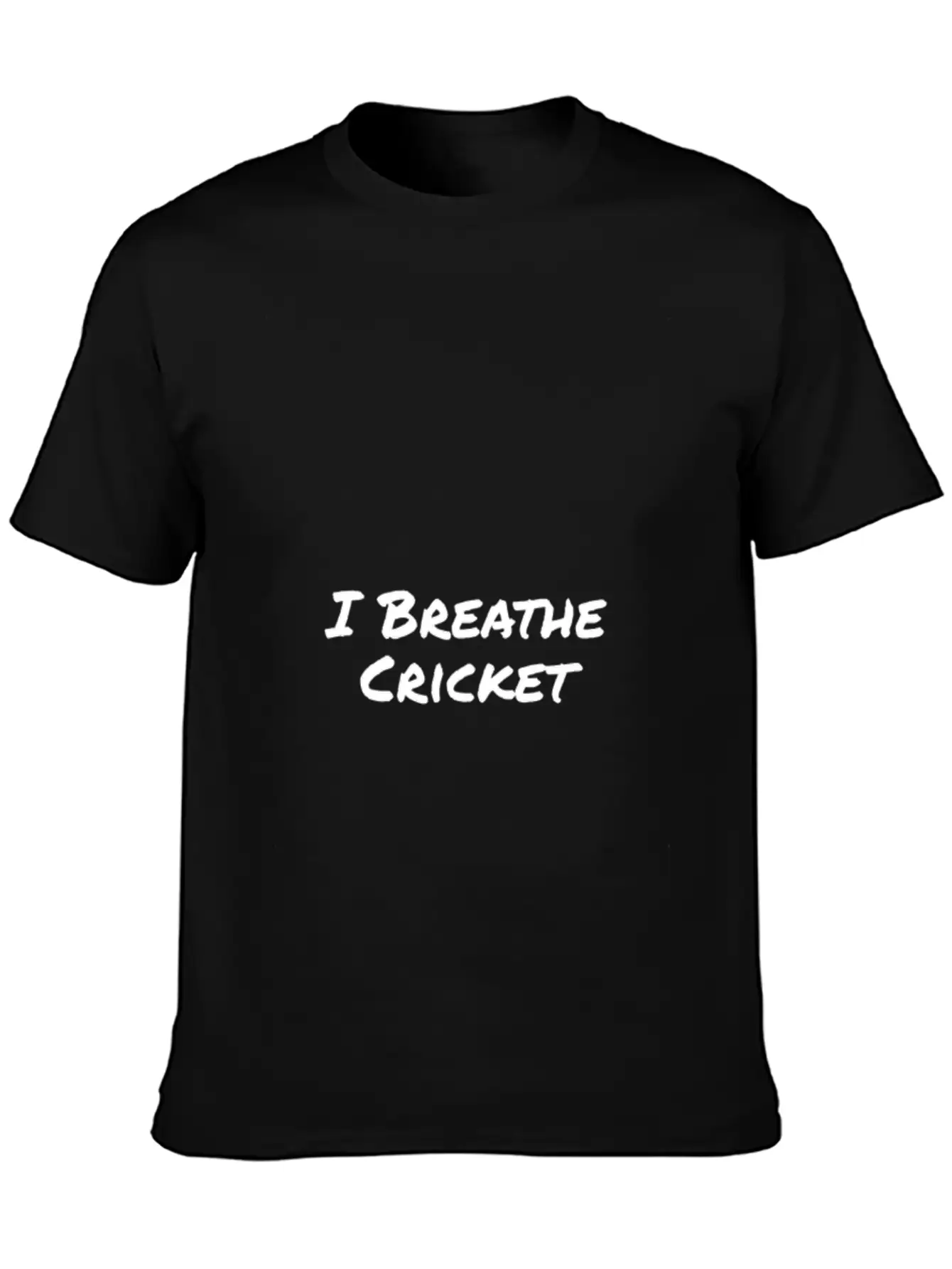 I Breathe Cricket Stylish Everyday T-Shirt – Unisex Basic Cotton Tee
