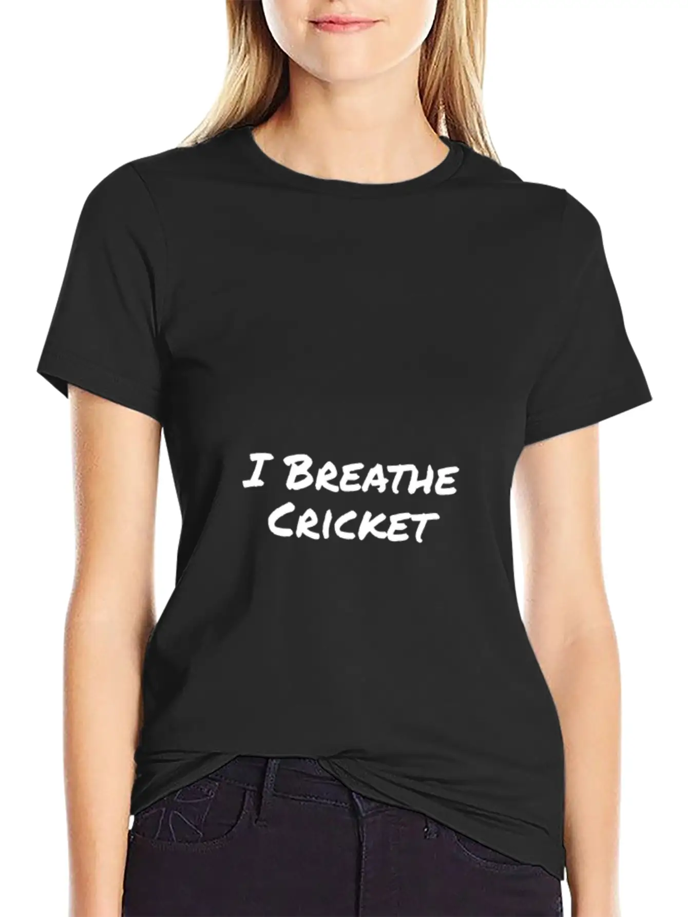 I Breathe Cricket Stylish Everyday T-Shirt – Unisex Basic Cotton Tee