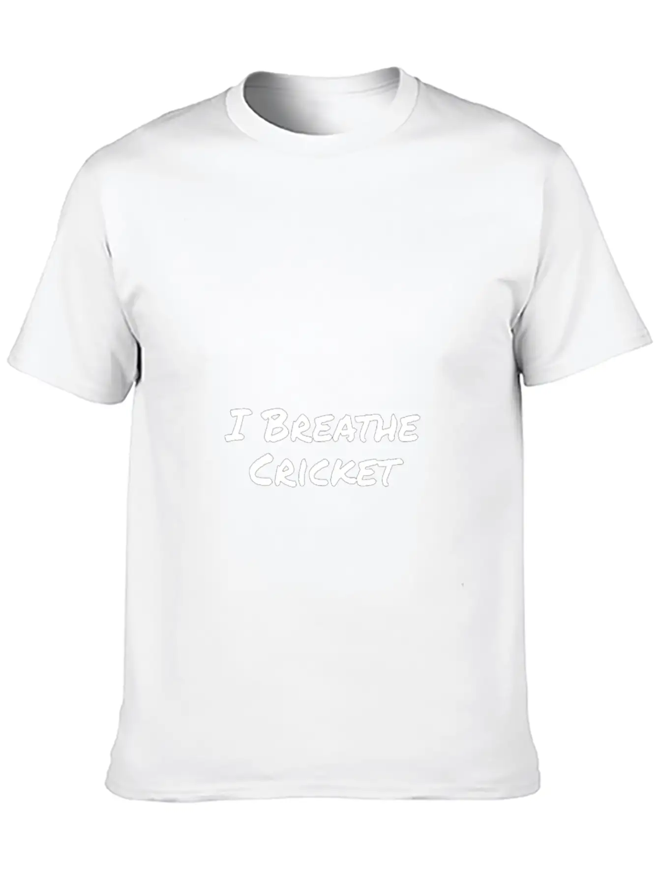 I Breathe Cricket Stylish Everyday T-Shirt – Unisex Basic Cotton Tee