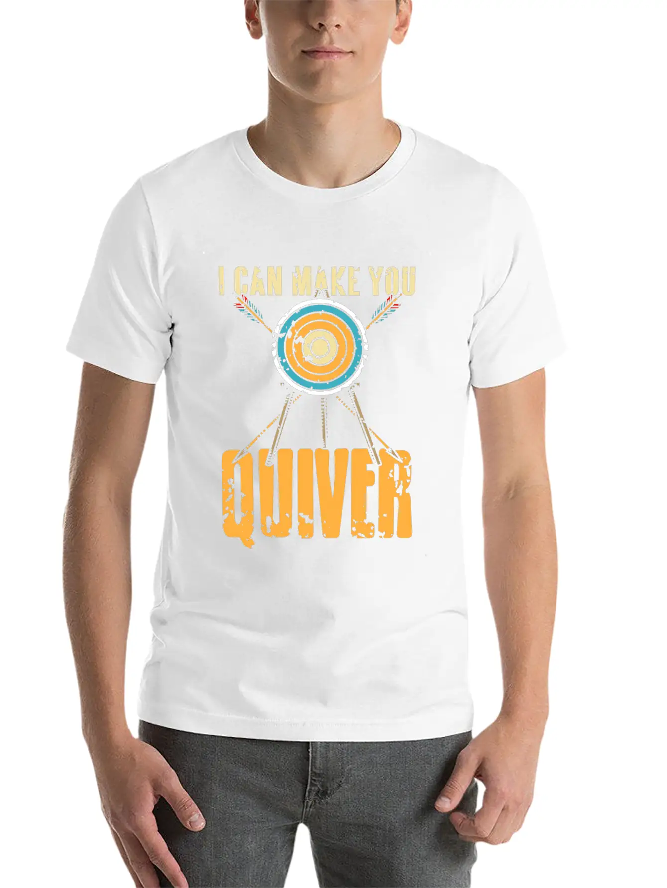 I Can Make You Quiver Basic Graphic T-Shirt – Daily Comfort In Soft Cotton
