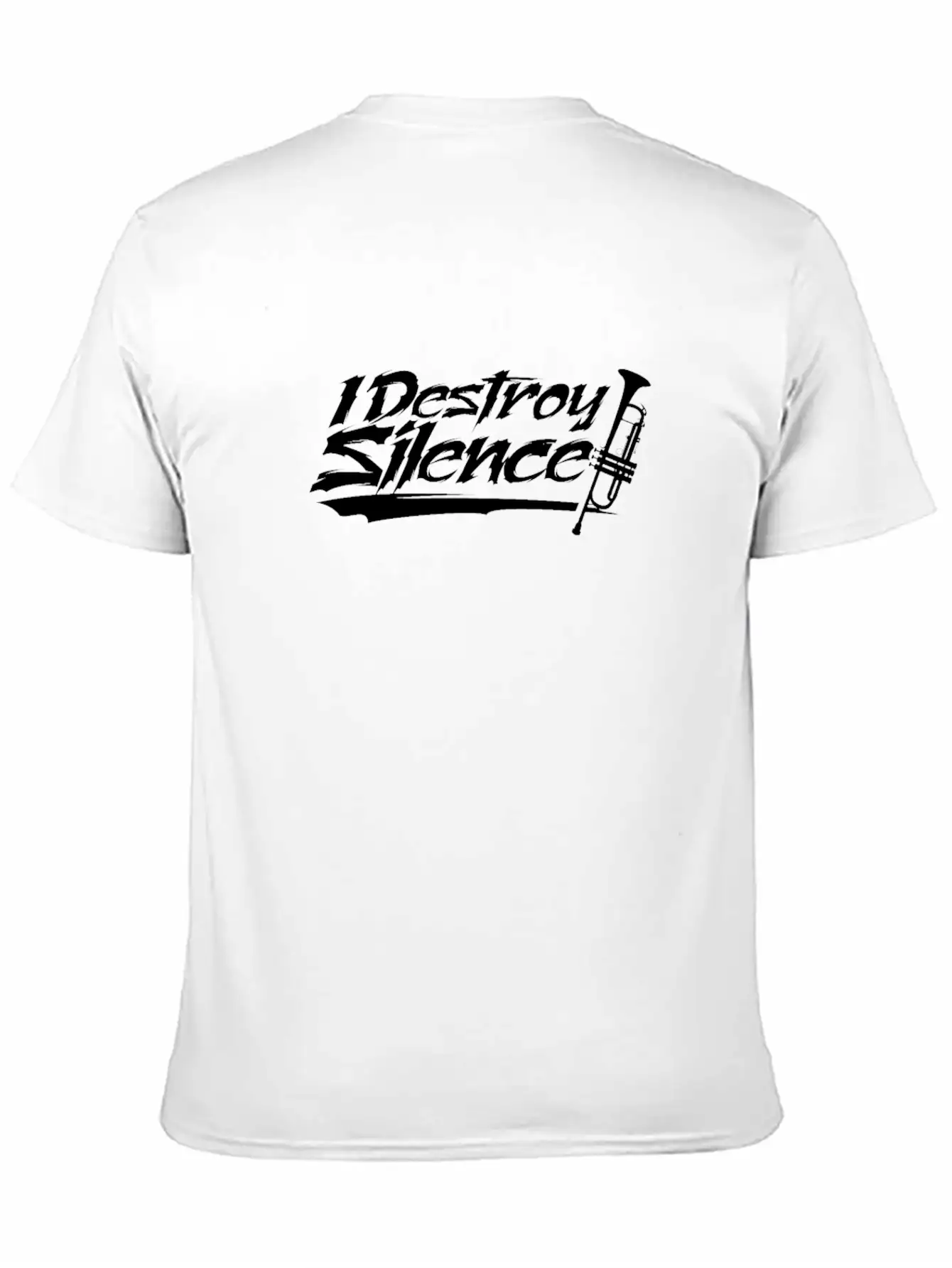 I Destroy Silence - Trumpet Trumpeter Trumpets Comfortable Minimalist Graphic Tee – Summer Style Essential