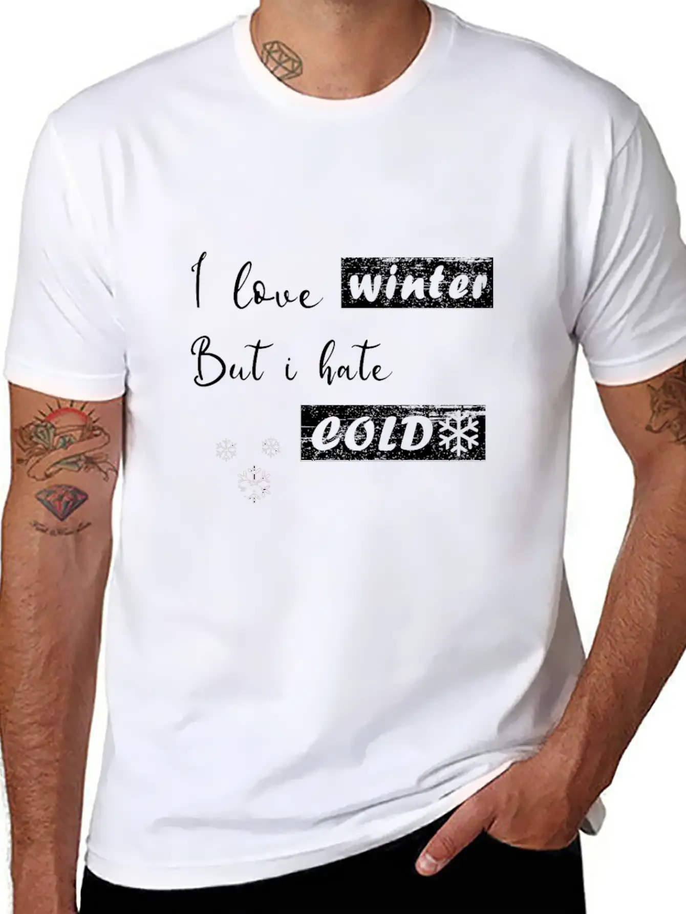 I Dont Do Winter Stylish Everyday T-Shirt – Unisex Basic Cotton Tee