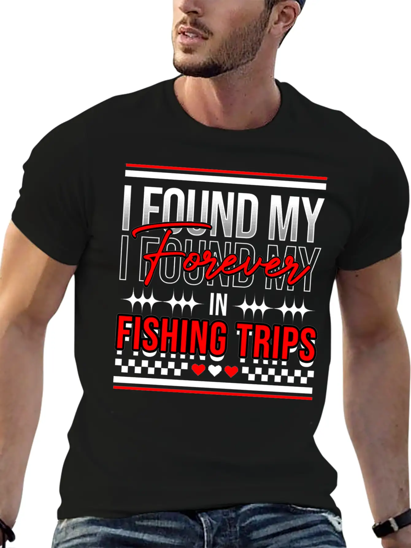 I Found My Forever In Fishing Trips Comfortable Minimalist Graphic Tee – Summer Style Essential