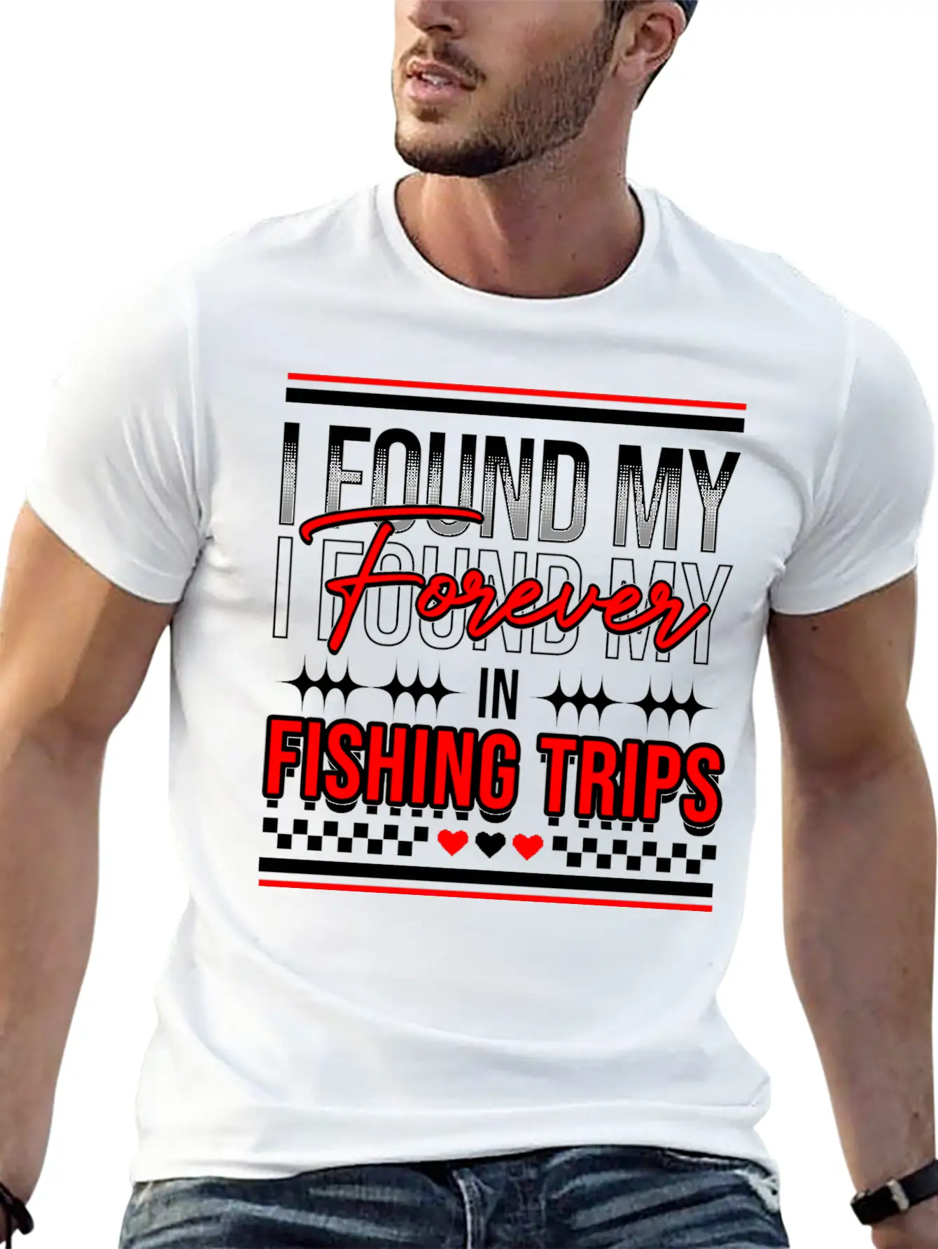 I Found My Forever In Fishing Trips Comfortable Minimalist Graphic Tee – Summer Style Essential