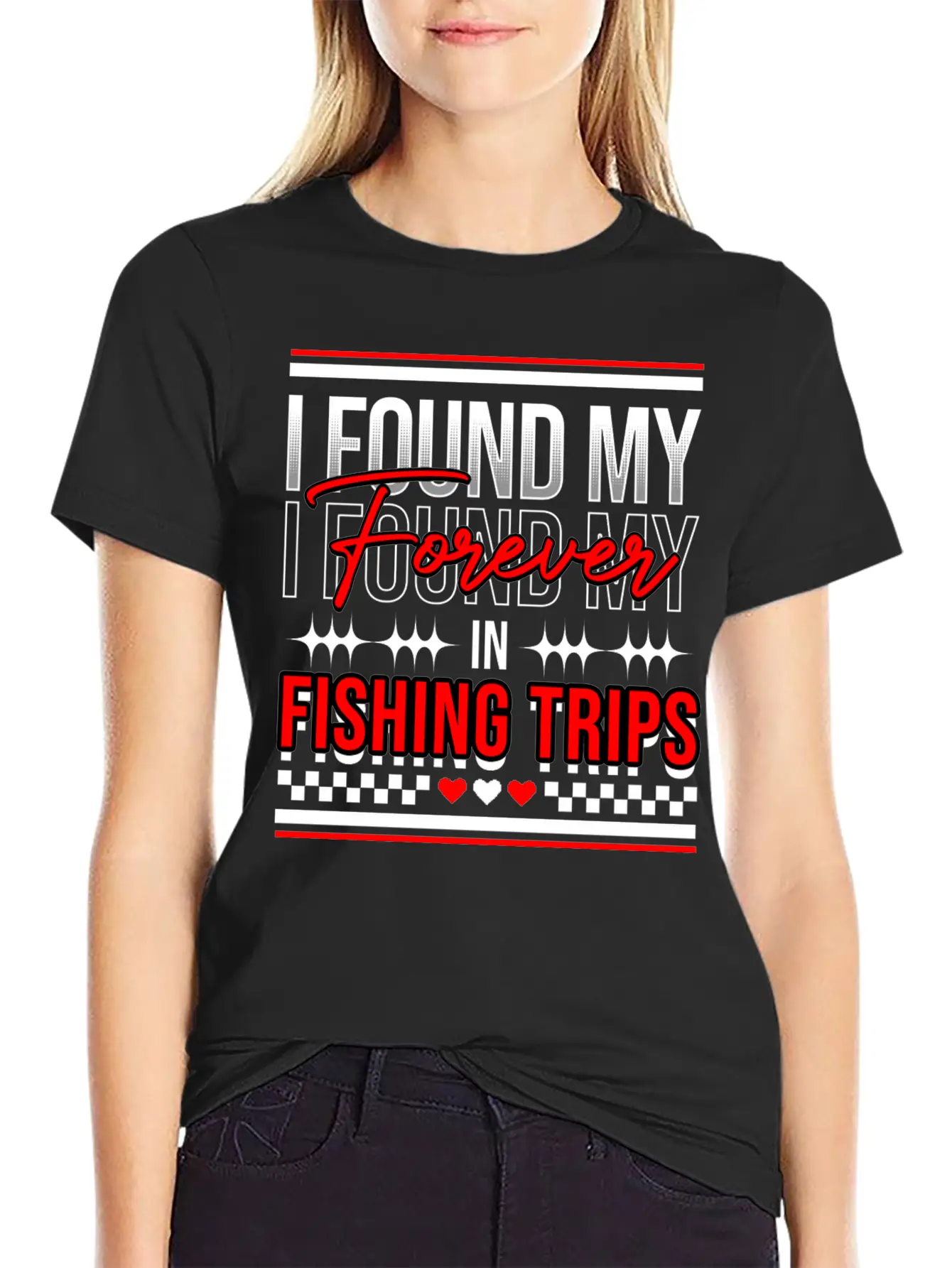 I Found My Forever In Fishing Trips Comfortable Minimalist Graphic Tee – Summer Style Essential