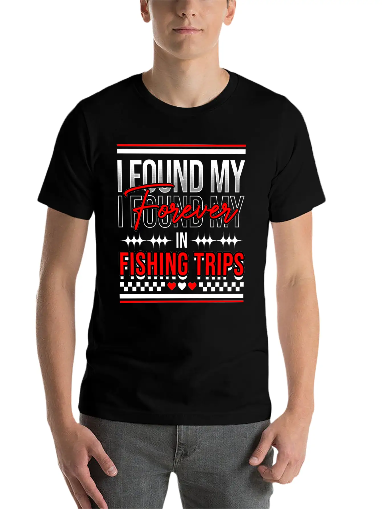 I Found My Forever In Fishing Trips Comfortable Minimalist Graphic Tee – Summer Style Essential