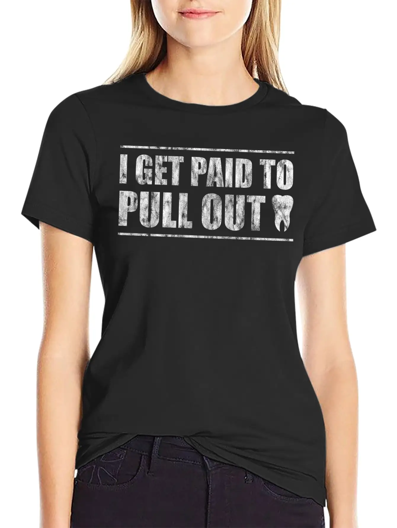 I Get Paid To Pull Out 2 Unisex Short Sleeve Soft Cotton T-Shirt – Casual Everyday Wear