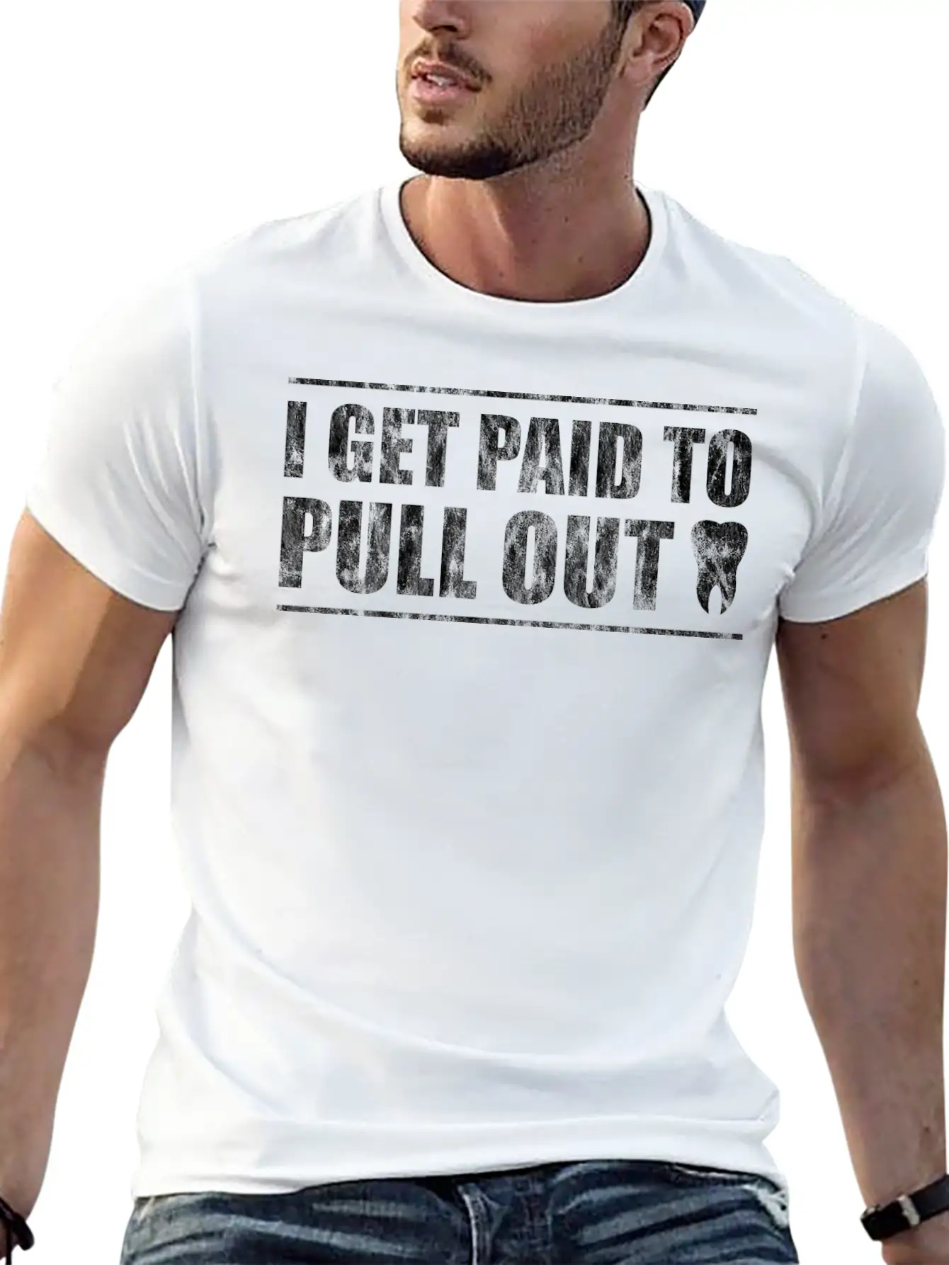 I Get Paid To Pull Out 2 Unisex Short Sleeve Soft Cotton T-Shirt – Casual Everyday Wear