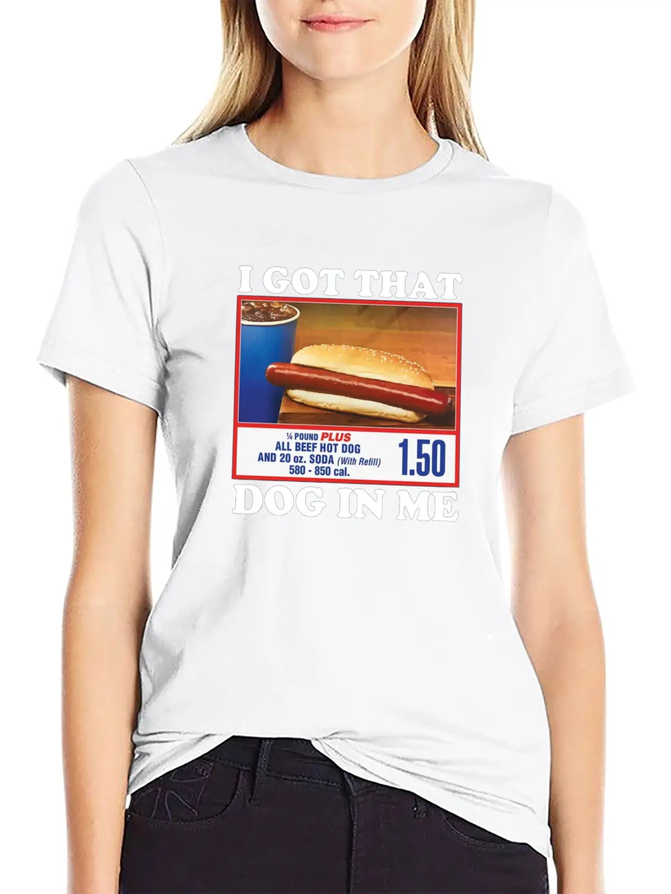 I Got That (Hot)Dog In Me Unisex Short Sleeve Soft Cotton T-Shirt – Casual Everyday Wear
