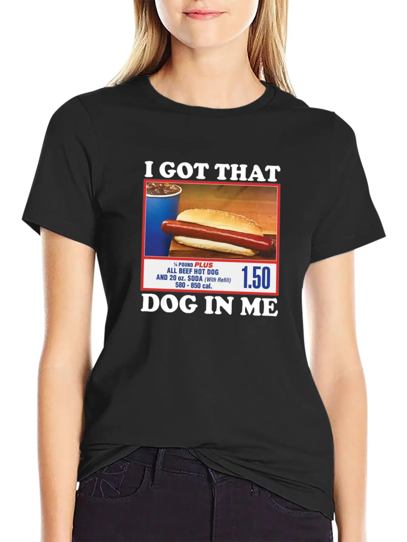 I Got That (Hot)Dog In Me Unisex Short Sleeve Soft Cotton T-Shirt – Casual Everyday Wear