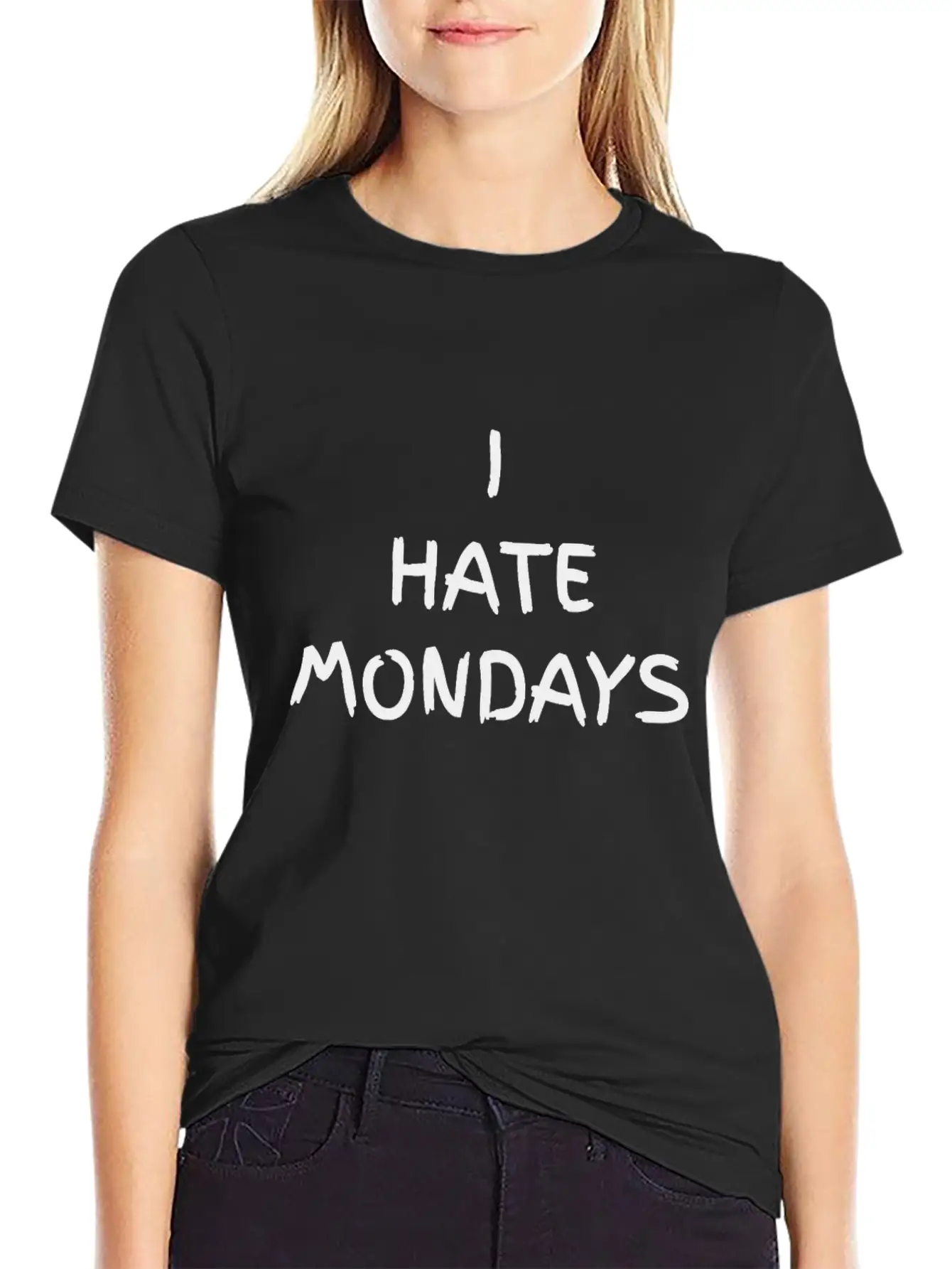 I Hate Mondays Stylish Everyday T-Shirt – Unisex Basic Cotton Tee
