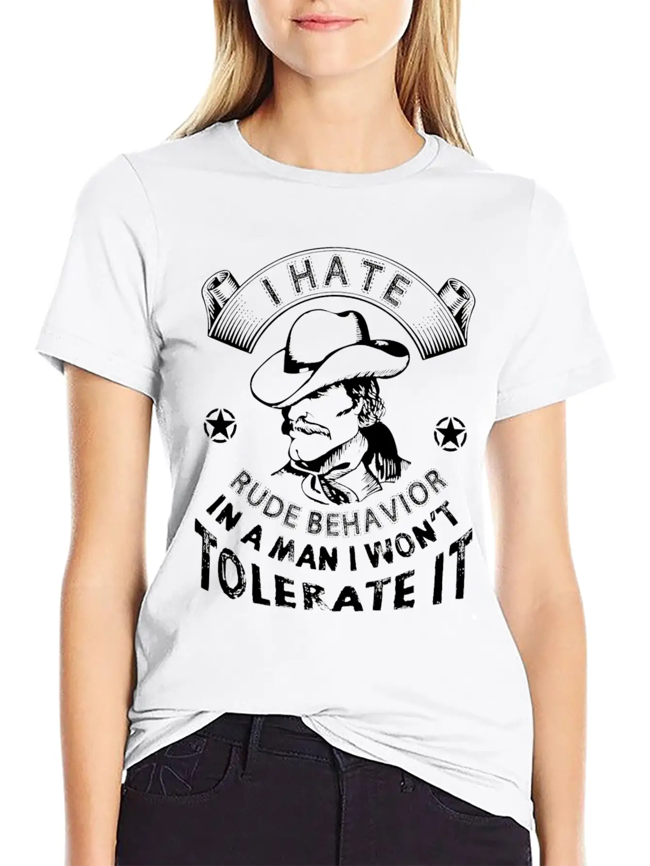 I Hate Rude Behavior In A Man I Wont Tolerate It Comfortable Minimalist Graphic Tee – Summer Style Essential