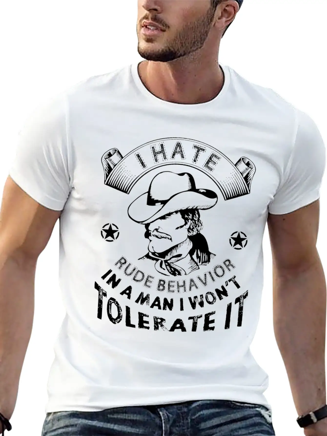 I Hate Rude Behavior In A Man I Wont Tolerate It Comfortable Minimalist Graphic Tee – Summer Style Essential