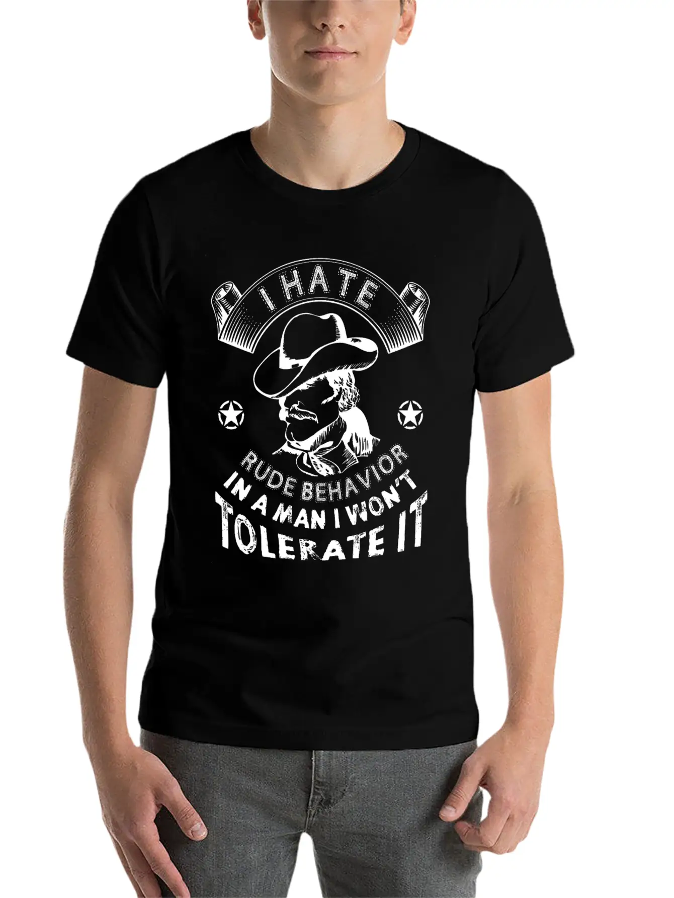 I Hate Rude Behavior In A Man I Wont Tolerate It Comfortable Minimalist Graphic Tee – Summer Style Essential