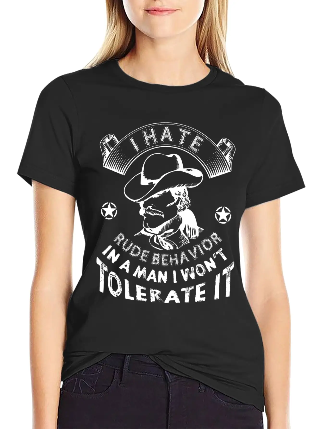 I Hate Rude Behavior In A Man I Wont Tolerate It Comfortable Minimalist Graphic Tee – Summer Style Essential
