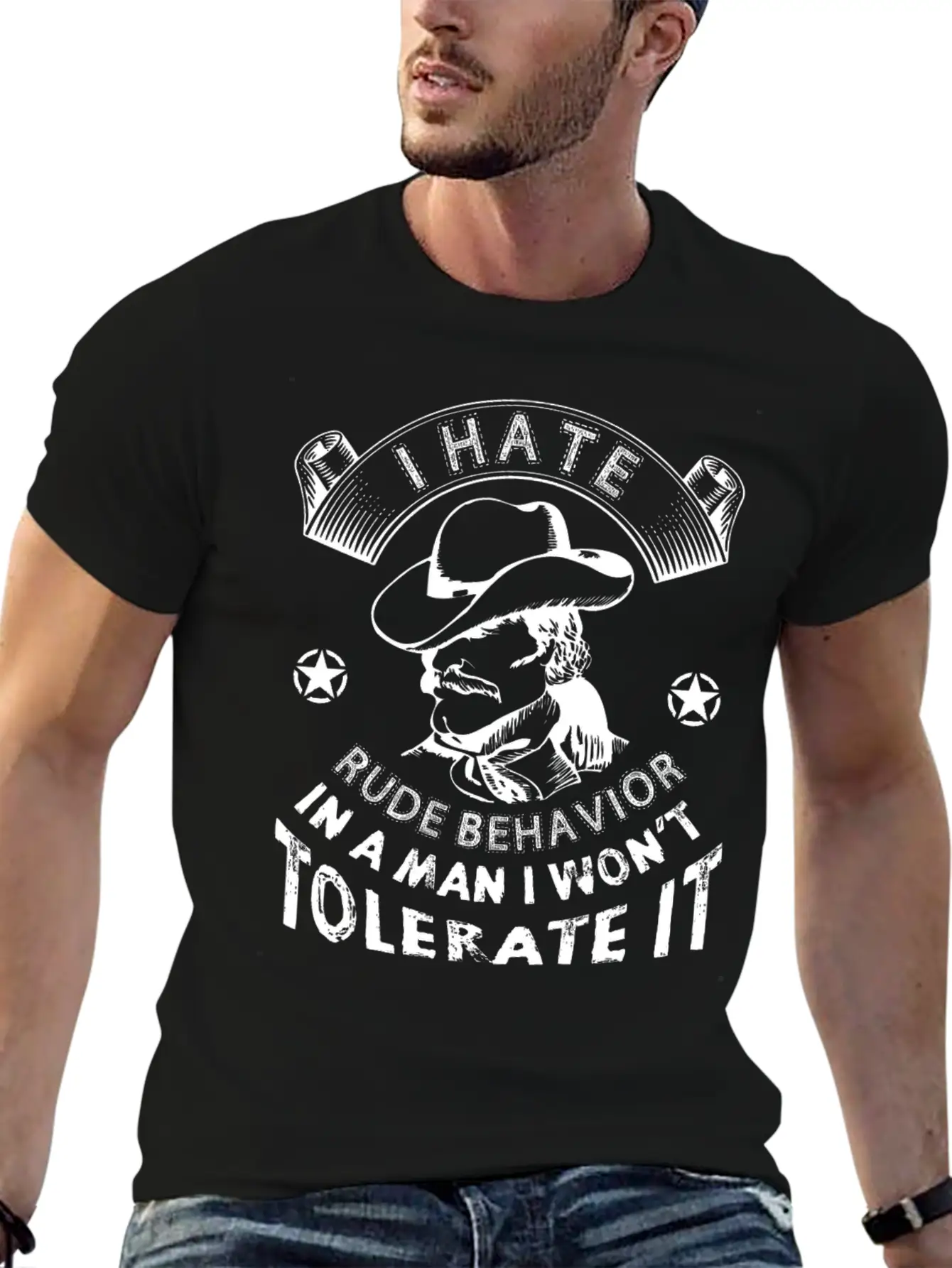 I Hate Rude Behavior In A Man I Wont Tolerate It Comfortable Minimalist Graphic Tee – Summer Style Essential