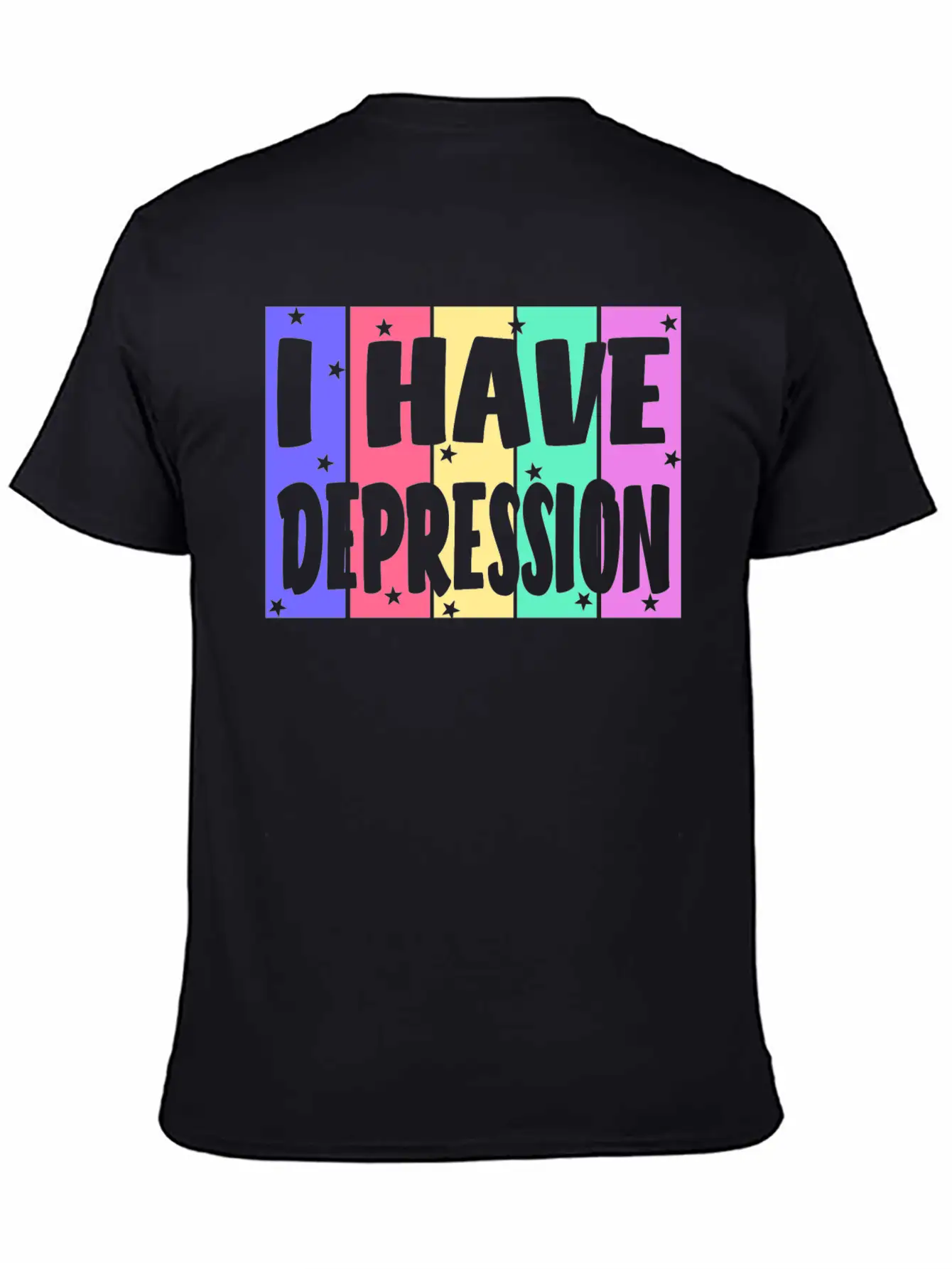 I Have Depression Basic Graphic T-Shirt – Daily Comfort In Soft Cotton