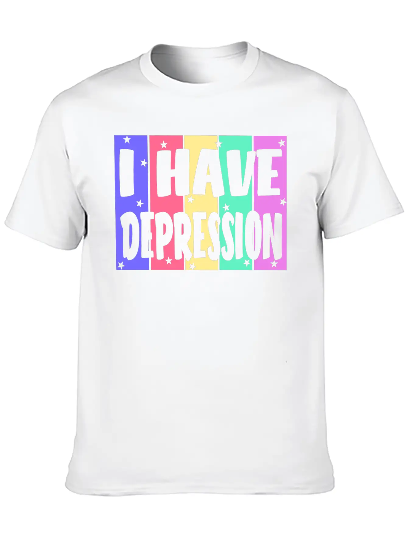 I Have Depression Basic Graphic T-Shirt – Daily Comfort In Soft Cotton