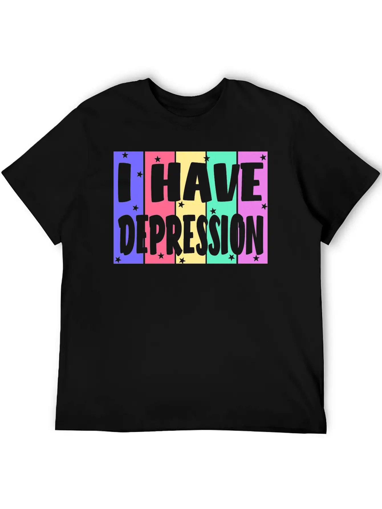 I Have Depression Basic Graphic T-Shirt – Daily Comfort In Soft Cotton