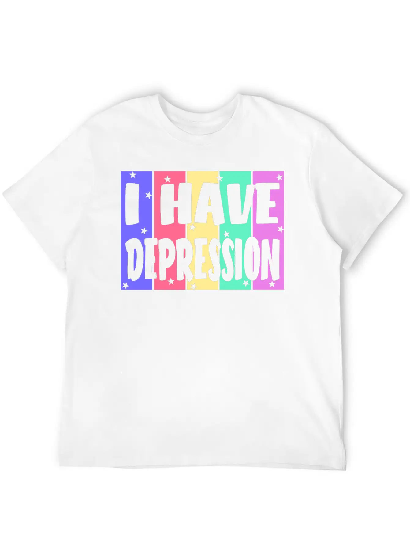 I Have Depression Basic Graphic T-Shirt – Daily Comfort In Soft Cotton