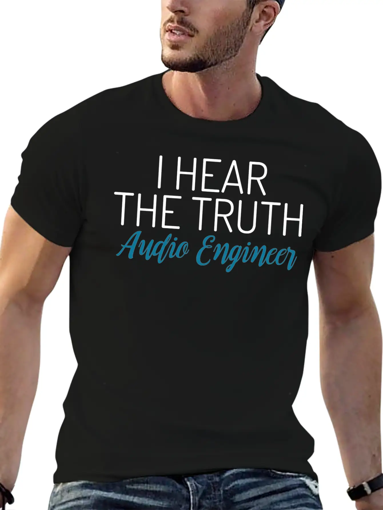 I Hear The Truth Audio Engineer Sound Technician A Comfortable Minimalist Graphic Tee – Summer Style Essential