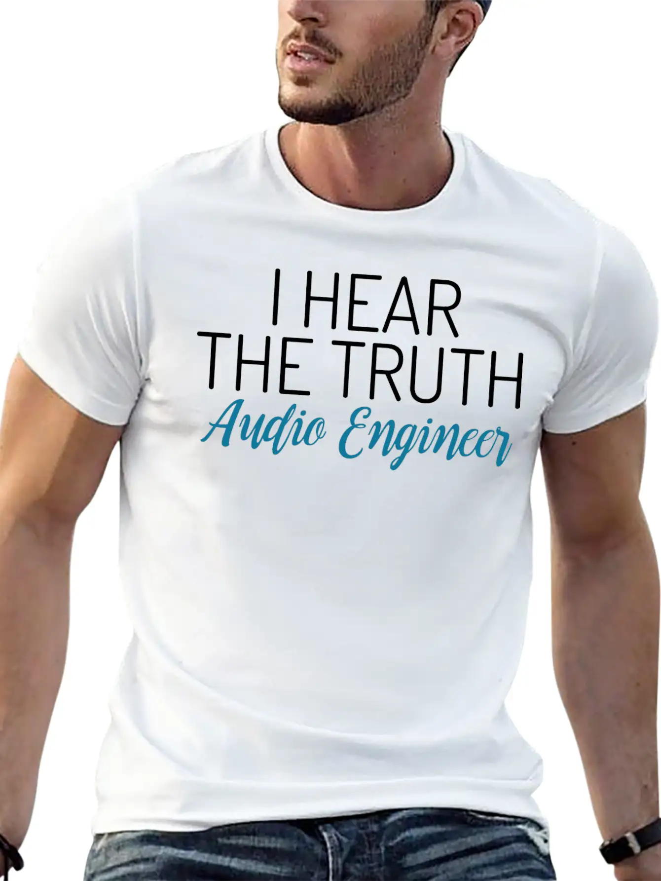 I Hear The Truth Audio Engineer Sound Technician A Comfortable Minimalist Graphic Tee – Summer Style Essential