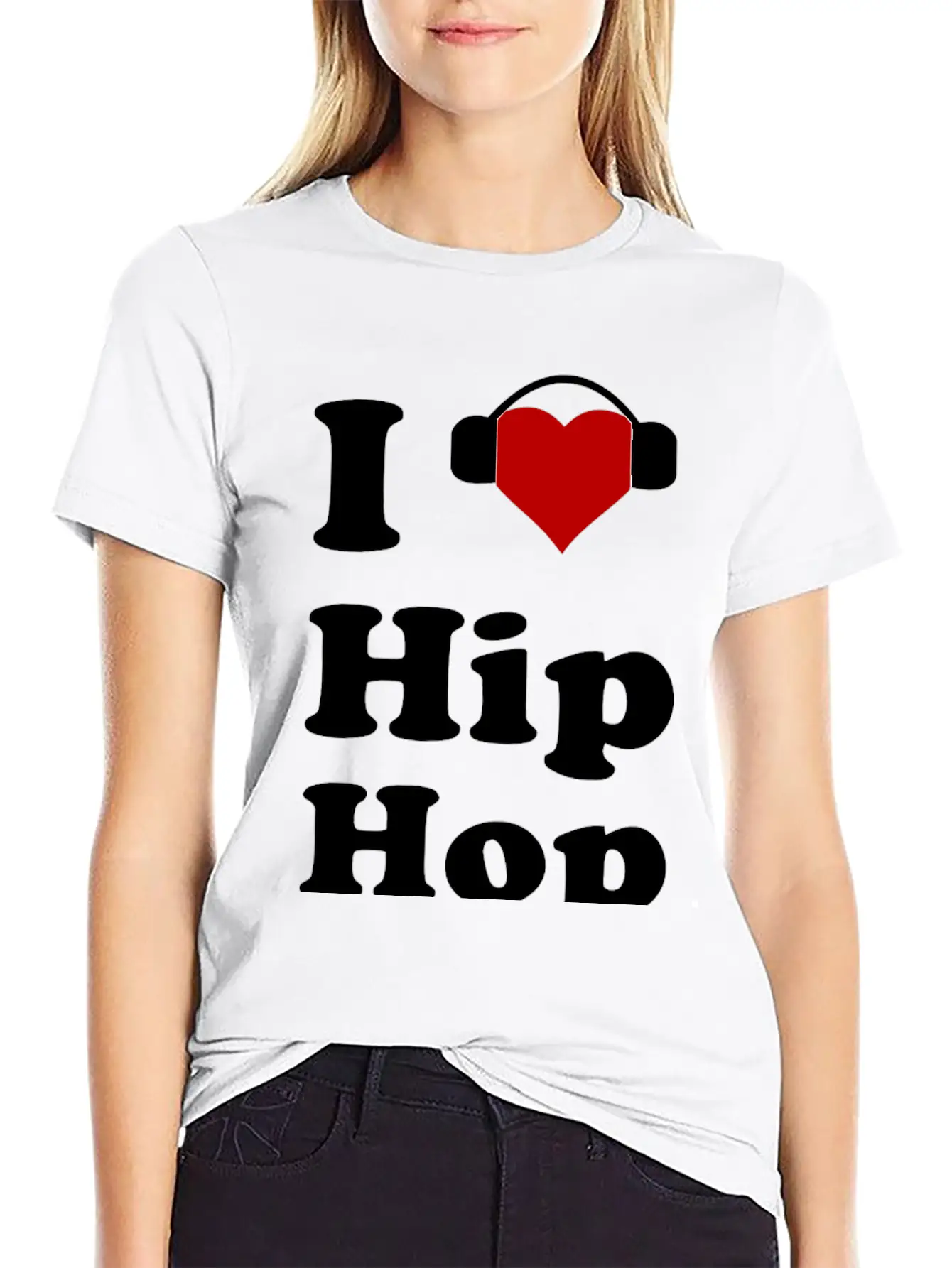 I Heart Love Hip Hop Basic Graphic T-Shirt – Daily Comfort In Soft Cotton