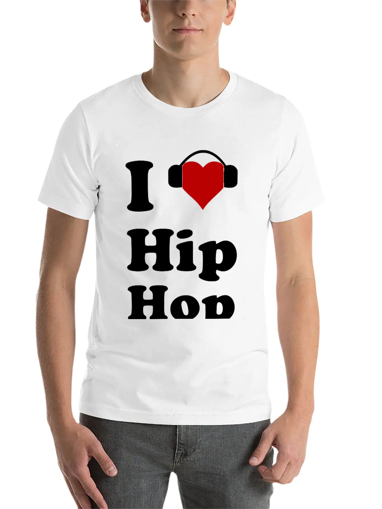 I Heart Love Hip Hop Basic Graphic T-Shirt – Daily Comfort In Soft Cotton