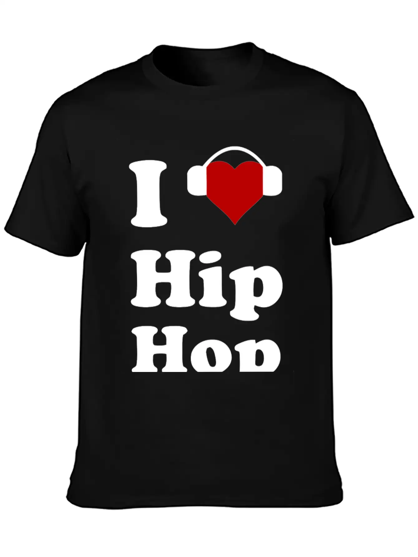 I Heart Love Hip Hop Basic Graphic T-Shirt – Daily Comfort In Soft Cotton