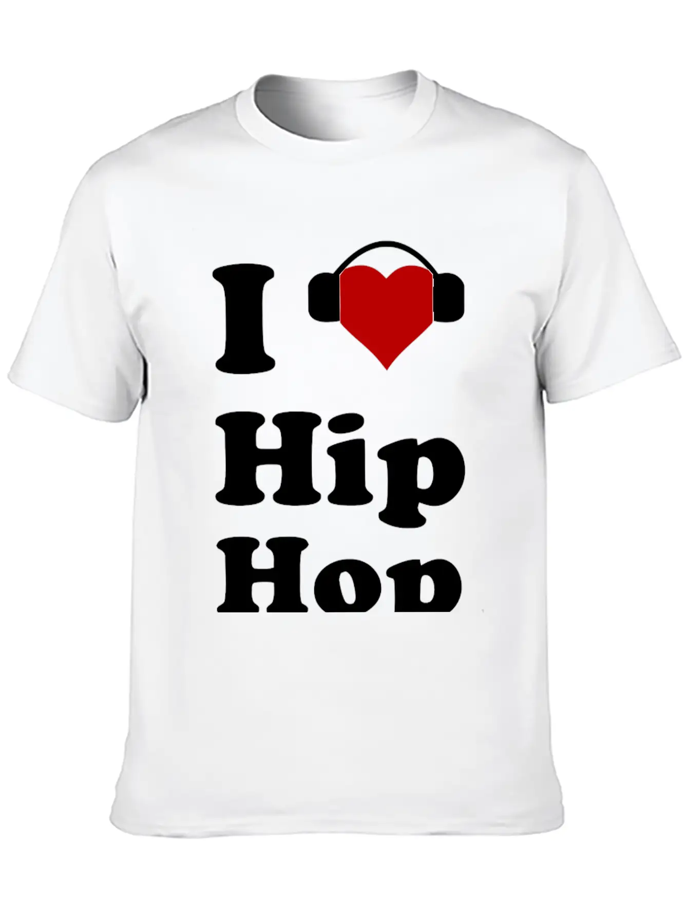 I Heart Love Hip Hop Basic Graphic T-Shirt – Daily Comfort In Soft Cotton
