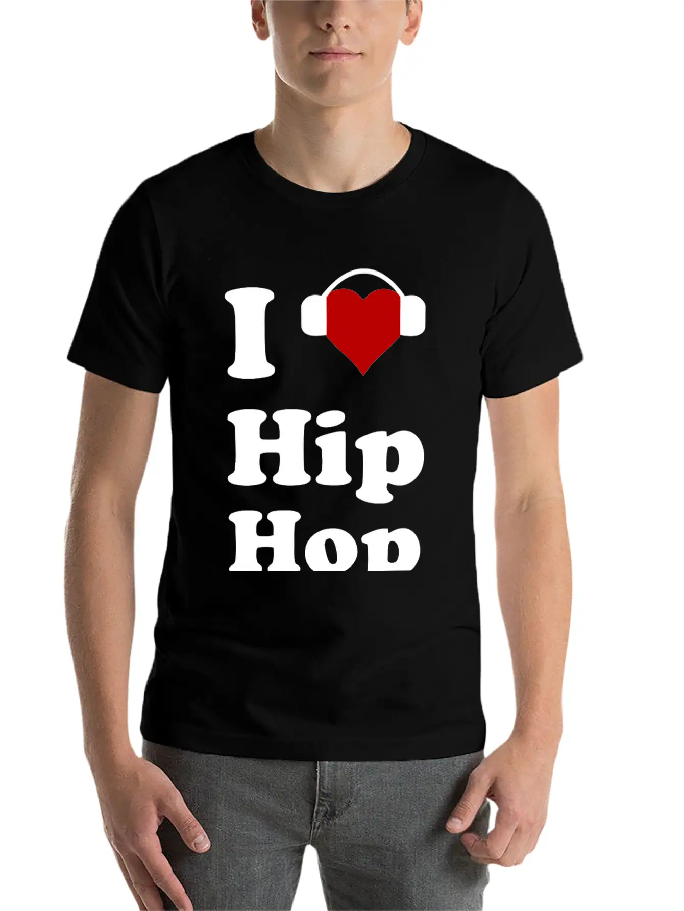 I Heart Love Hip Hop Basic Graphic T-Shirt – Daily Comfort In Soft Cotton