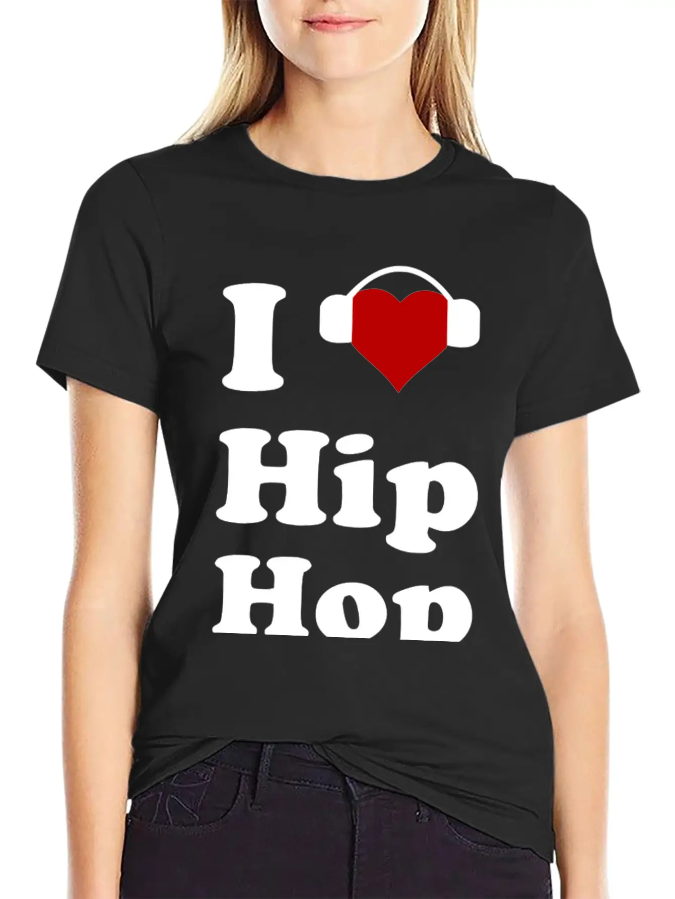 I Heart Love Hip Hop Basic Graphic T-Shirt – Daily Comfort In Soft Cotton