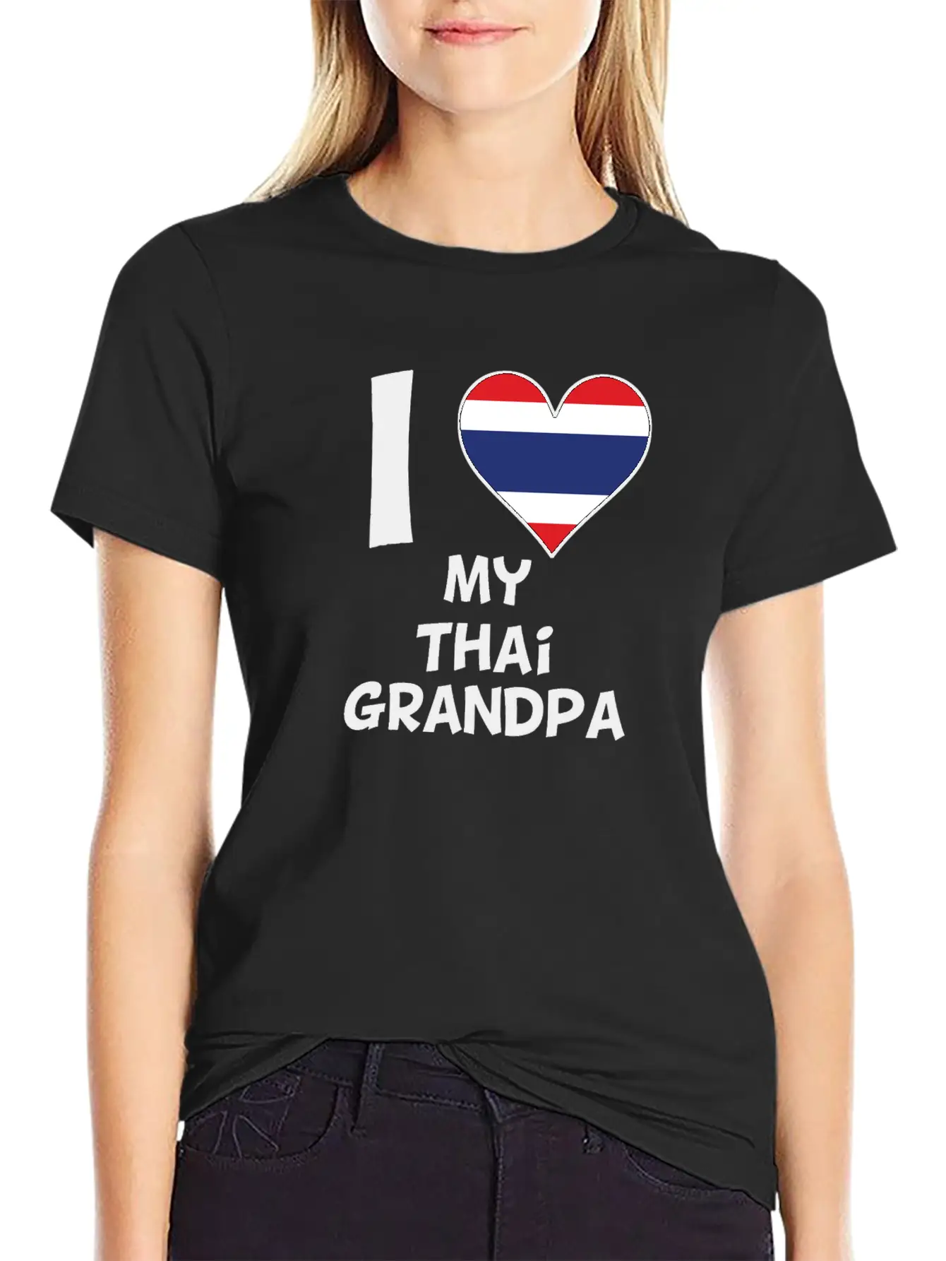 I Heart My Thai Grandpa Timeless Short Sleeve Tee – Comfy And Minimalist Design