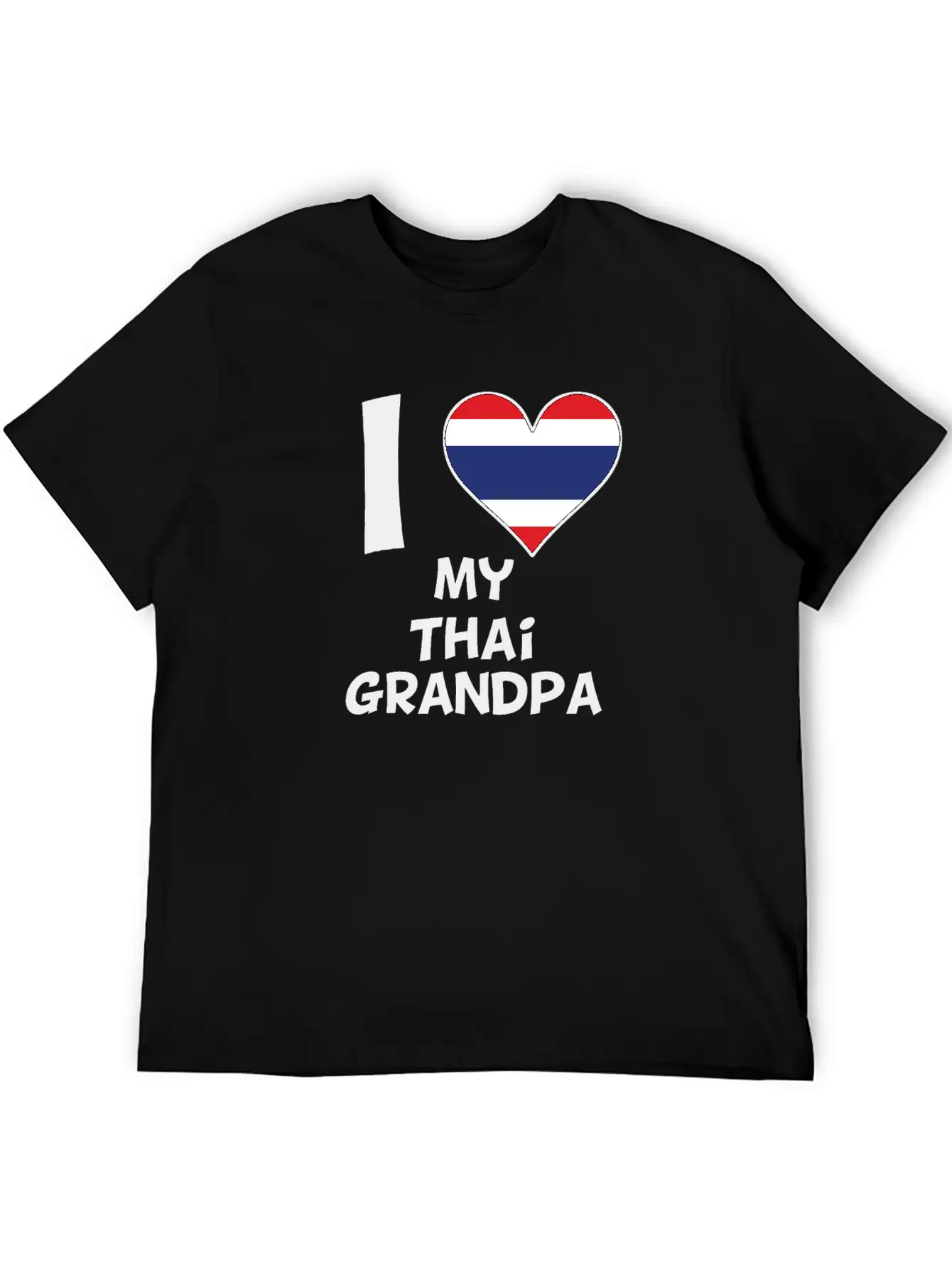 I Heart My Thai Grandpa Timeless Short Sleeve Tee – Comfy And Minimalist Design