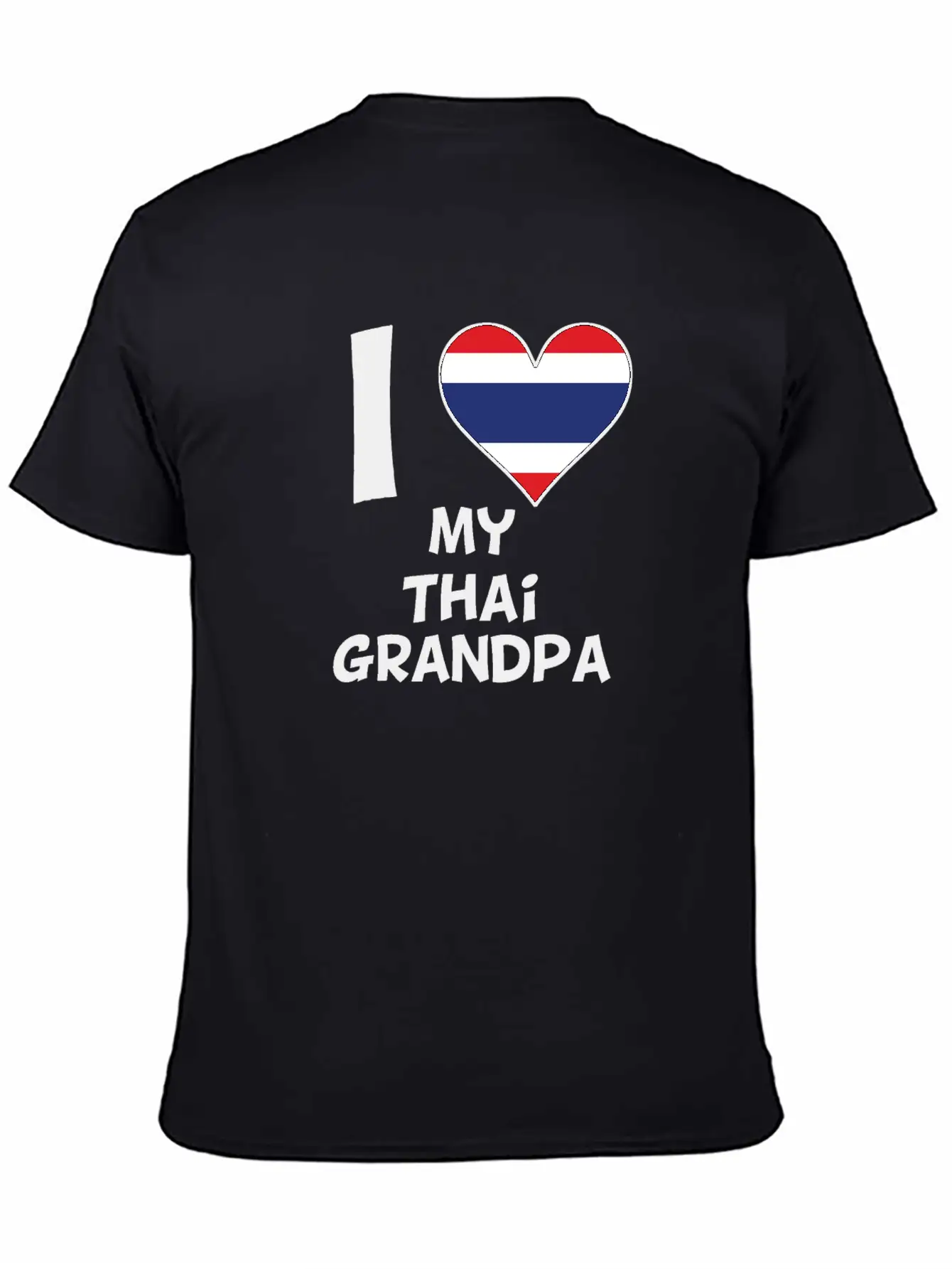 I Heart My Thai Grandpa Timeless Short Sleeve Tee – Comfy And Minimalist Design
